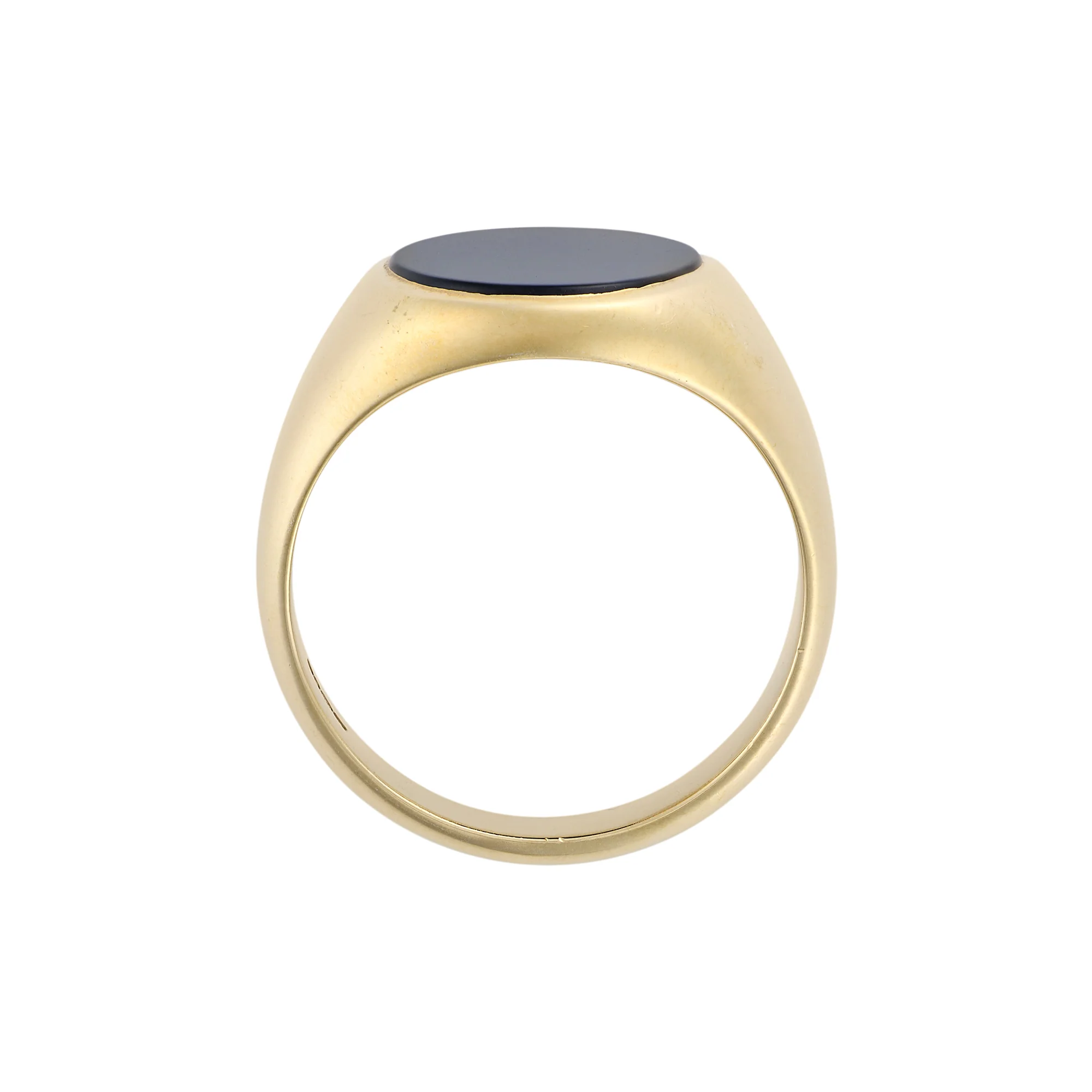 11 x 9mm Bloodstone Oxford Oval Signet Ring - Image 3