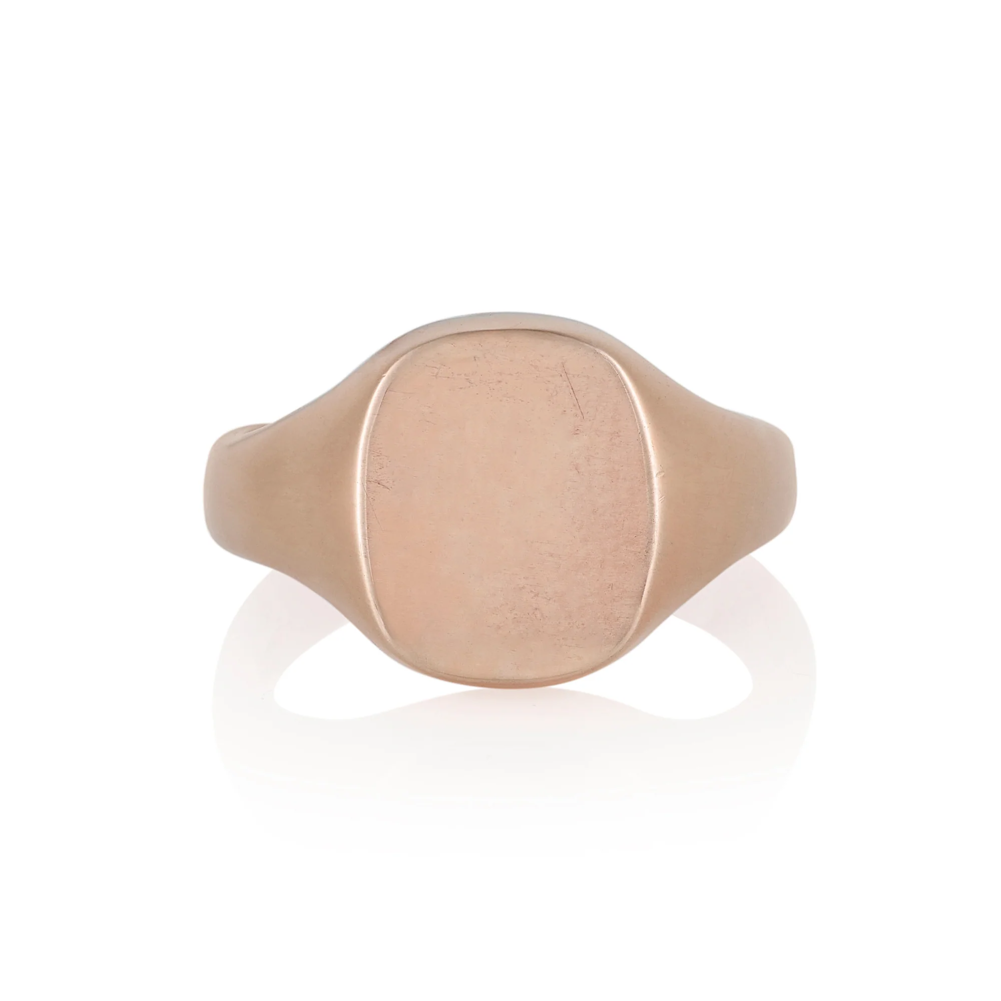 11 x 9mm Cushion Shaped Signet Ring - Image 3