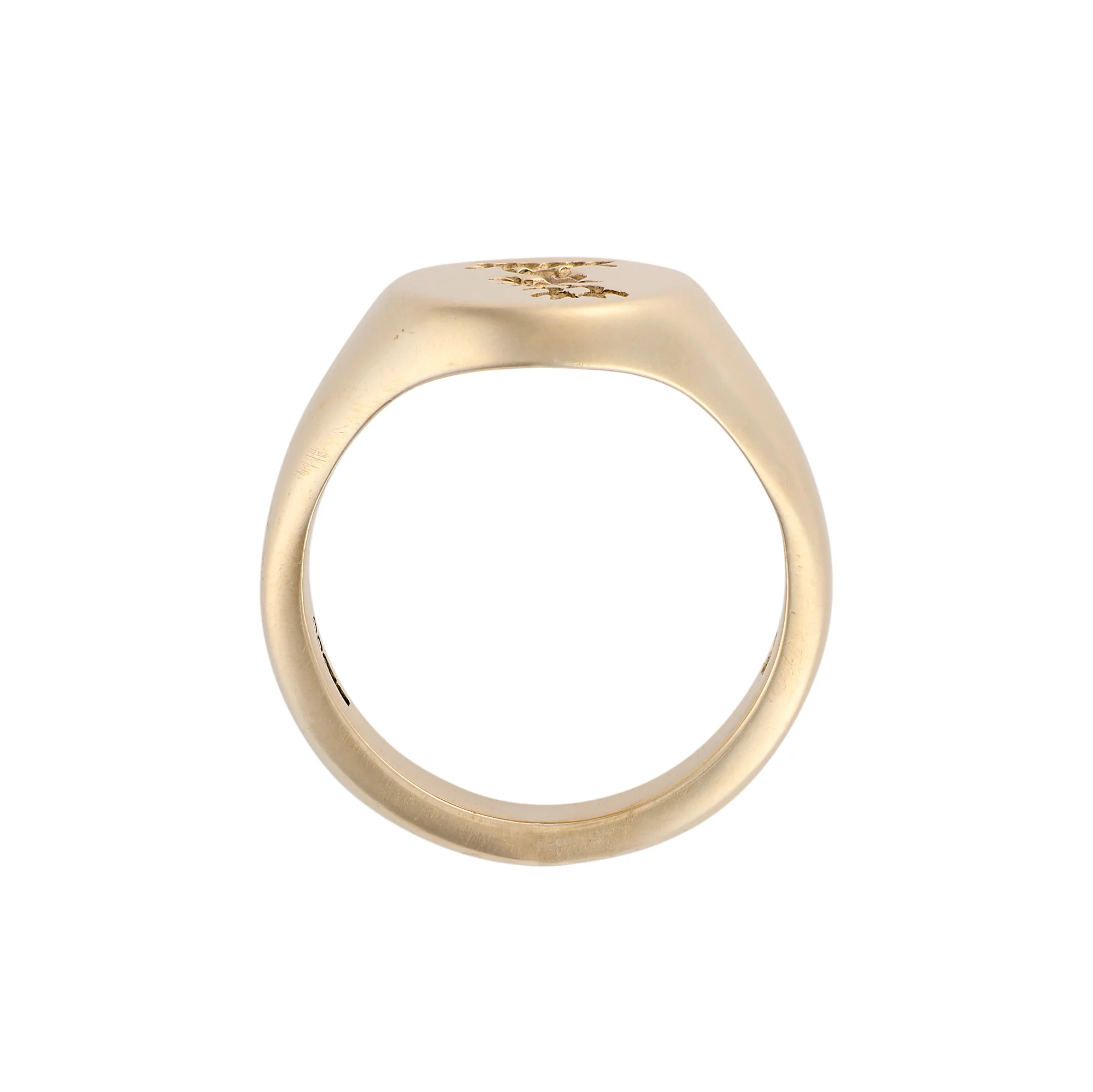12.5 x 11mm Oxford Oval Signet Ring - Image 5