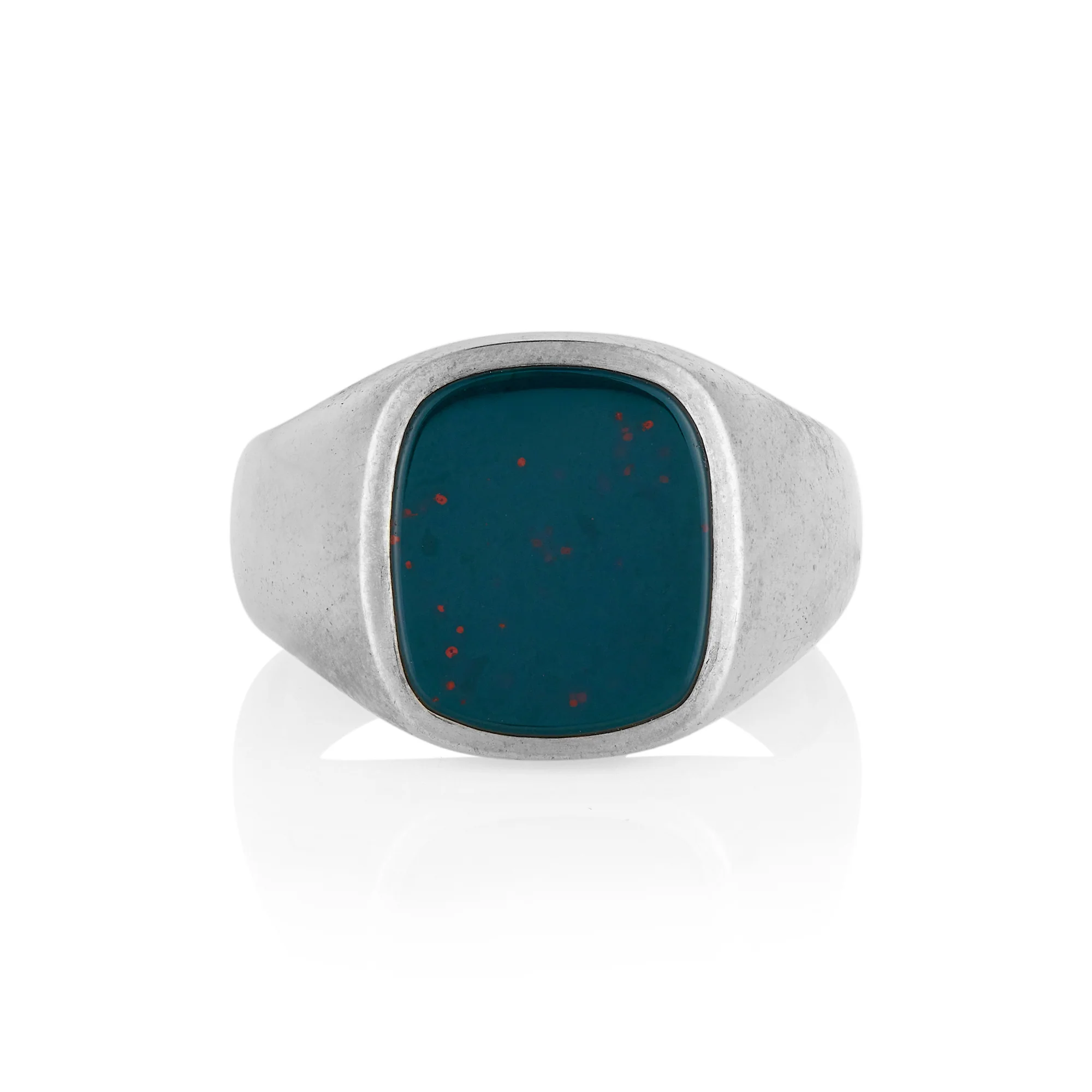 11 x 9mm Cushion Shaped Onyx Signet Ring - Image 2
