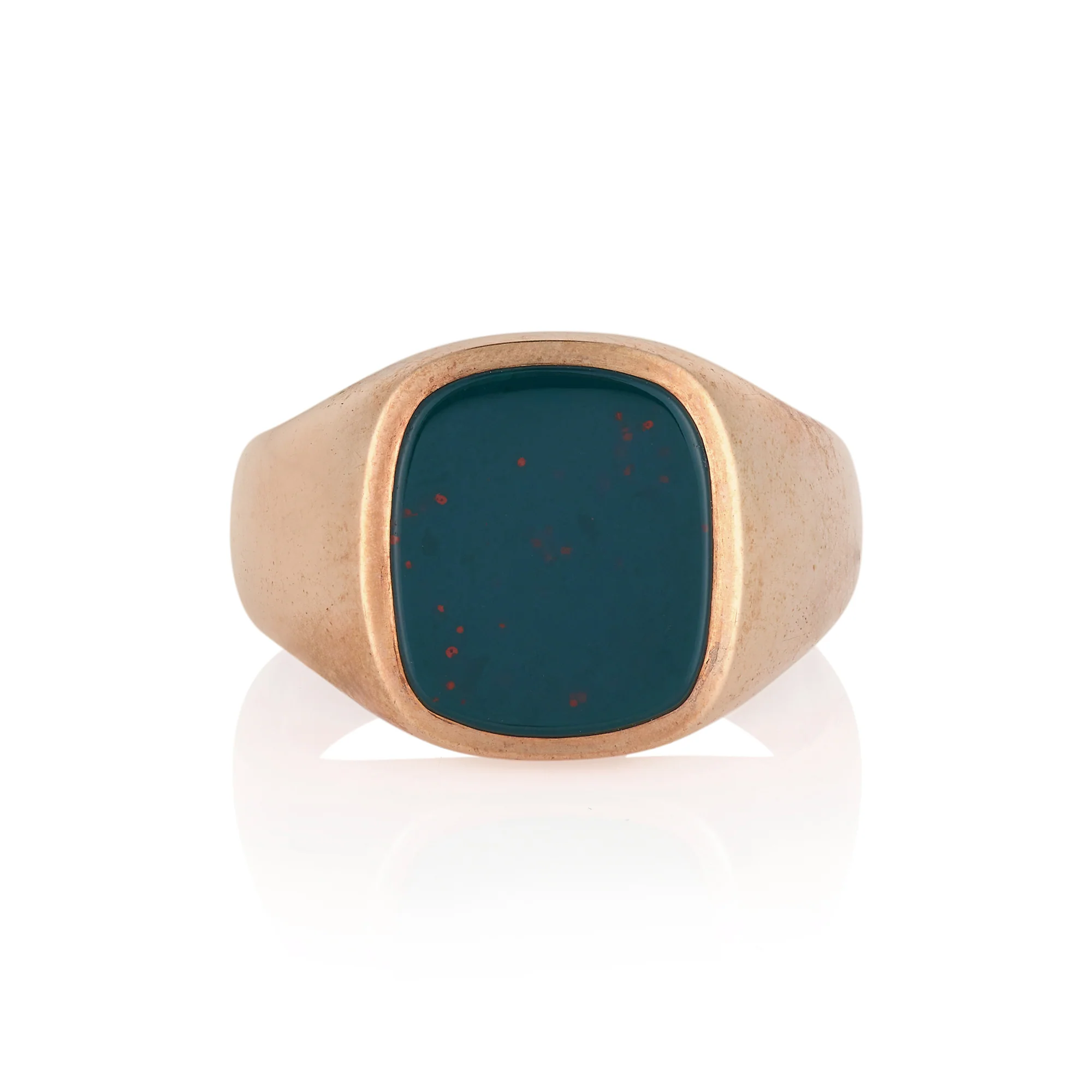 11 x 9mm Cushion Shaped Onyx Signet Ring - Image 3