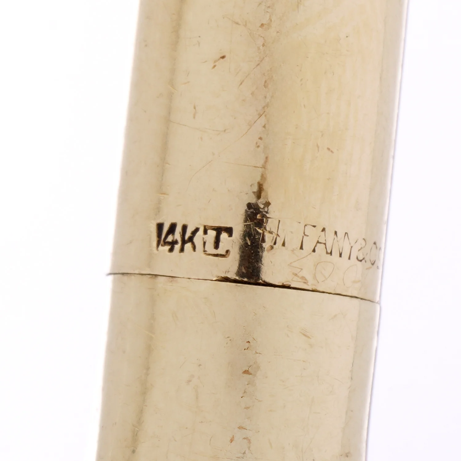 14ct Gold Bamboo Pen by Tiffany & Co - Image 4