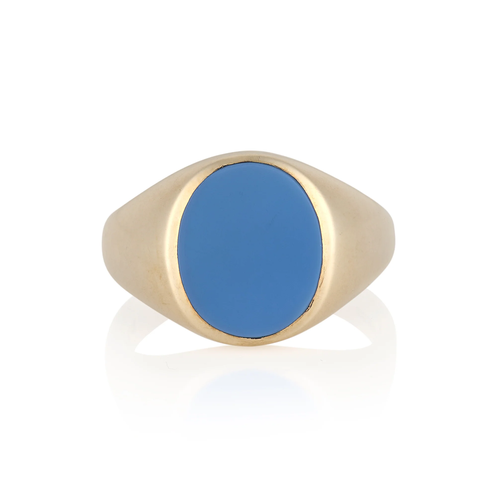 17 x 13mm Sardonyx Oxford Oval Signet Ring