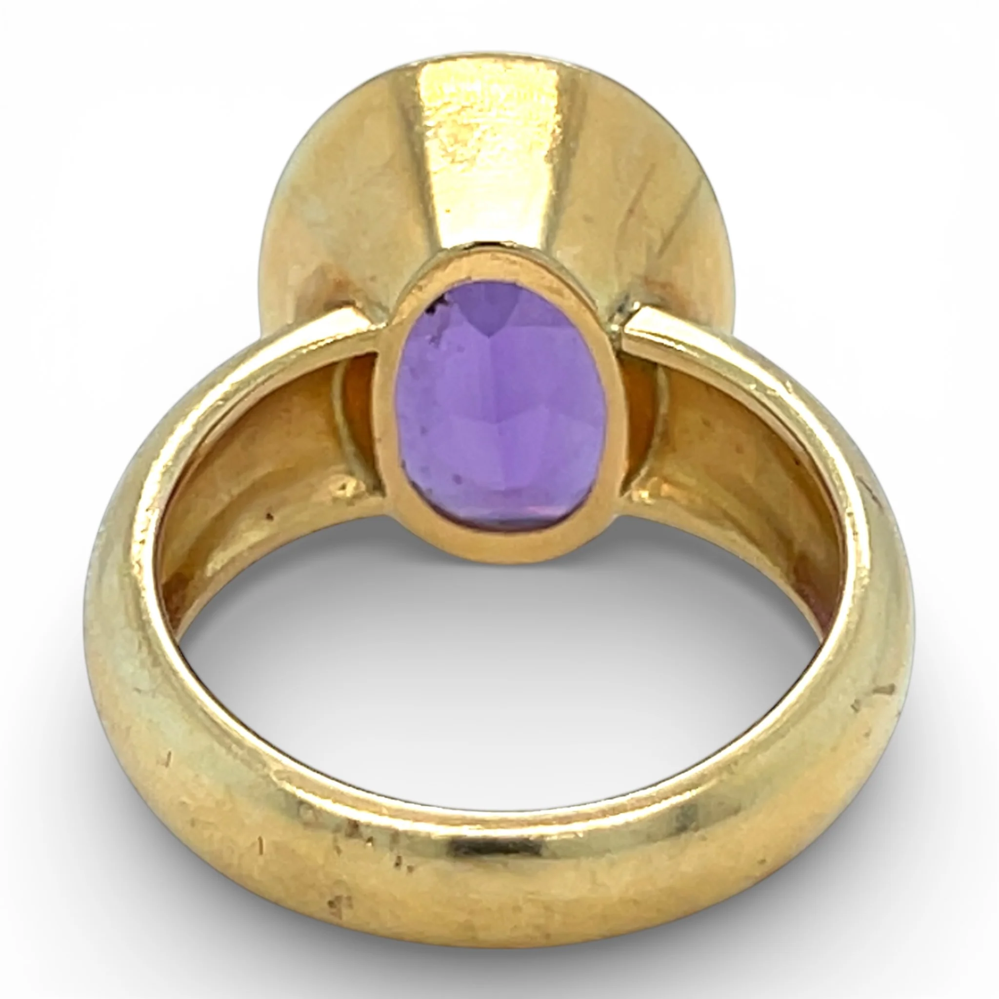 18ct Gold & Amethyst Ring - Image 4