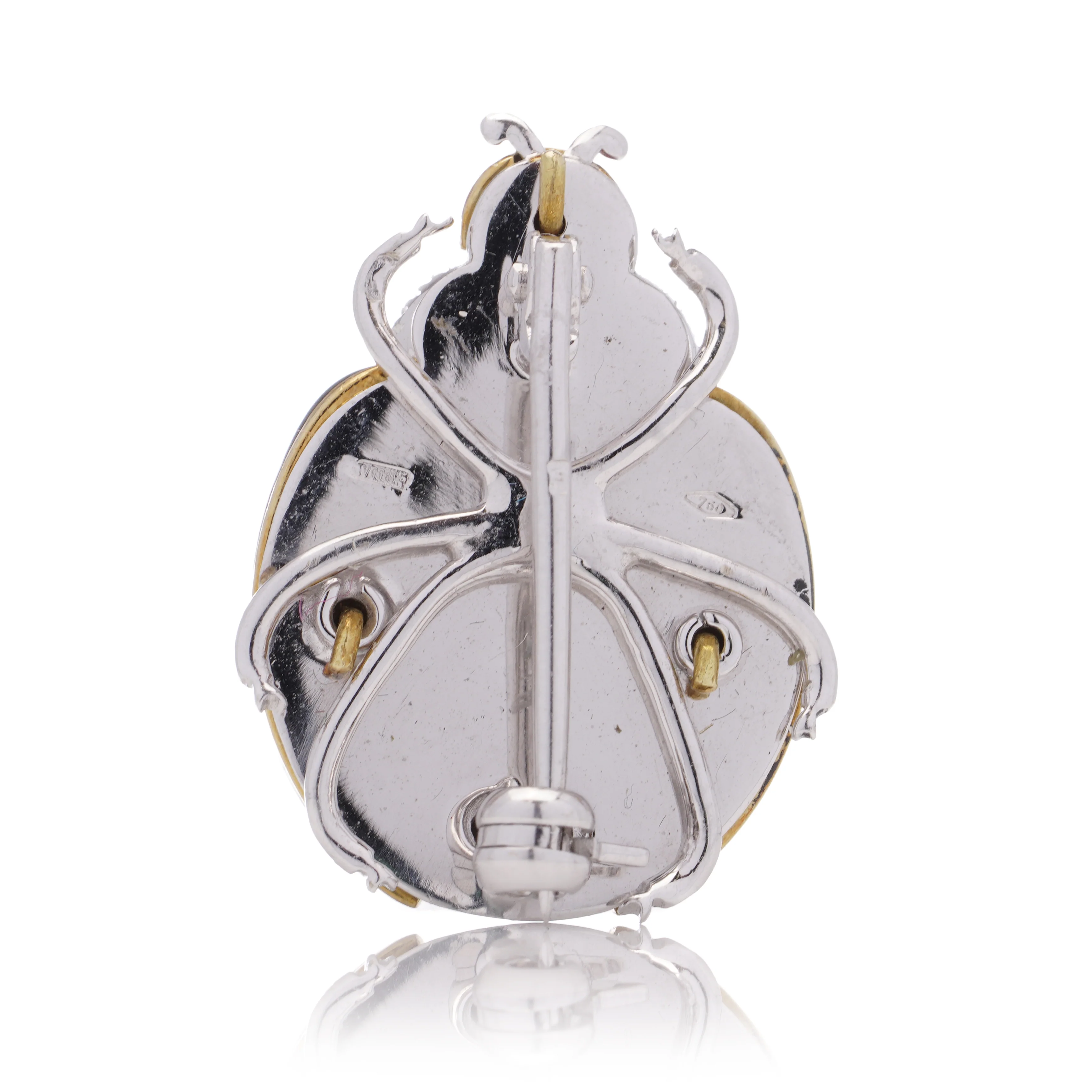 18ct Gold, Diamond & Enamel Ladybird Brooch - Image 5