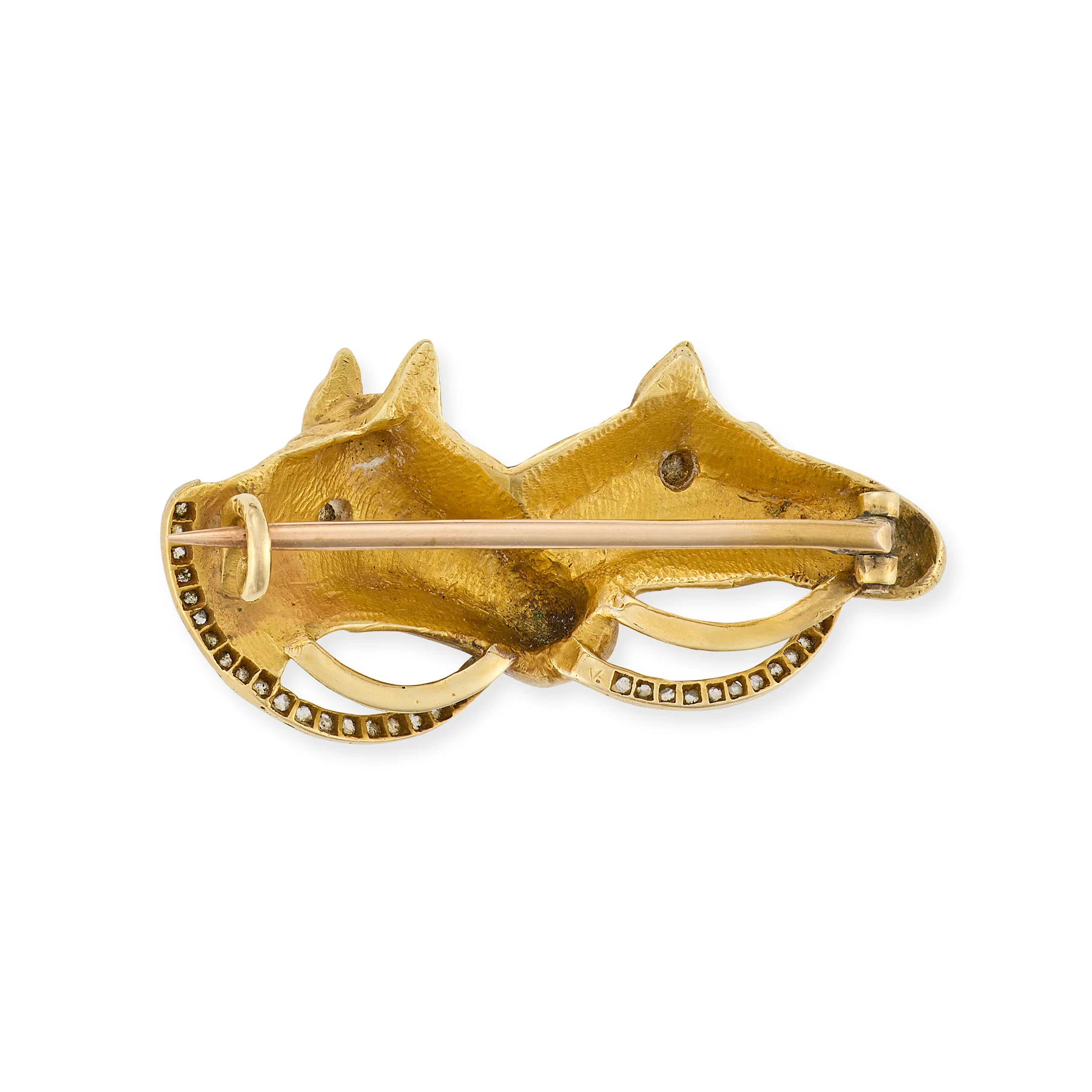 18ct Gold & Diamond horse Brooch - Image 2