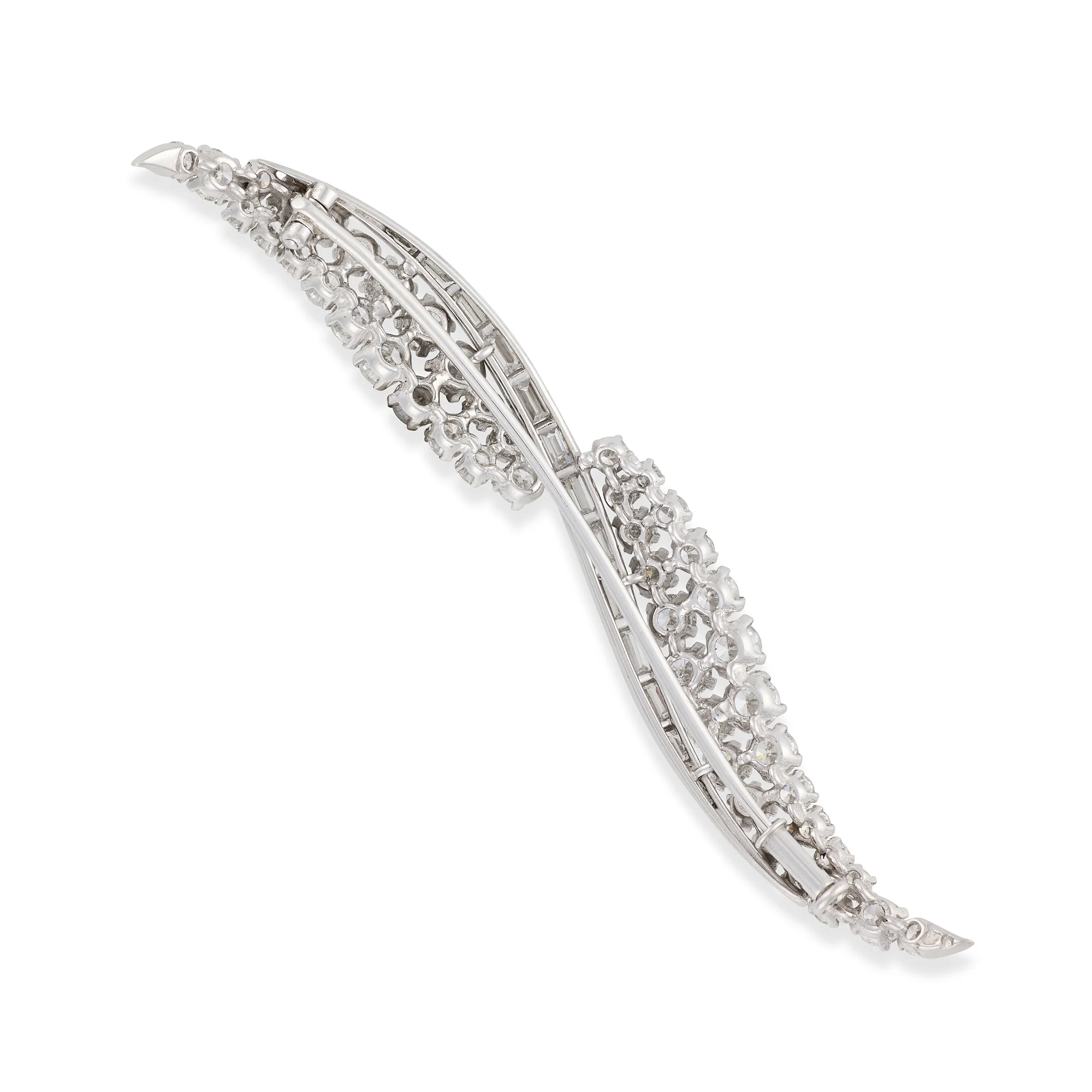 1950's Diamond Brooch, French - Image 3