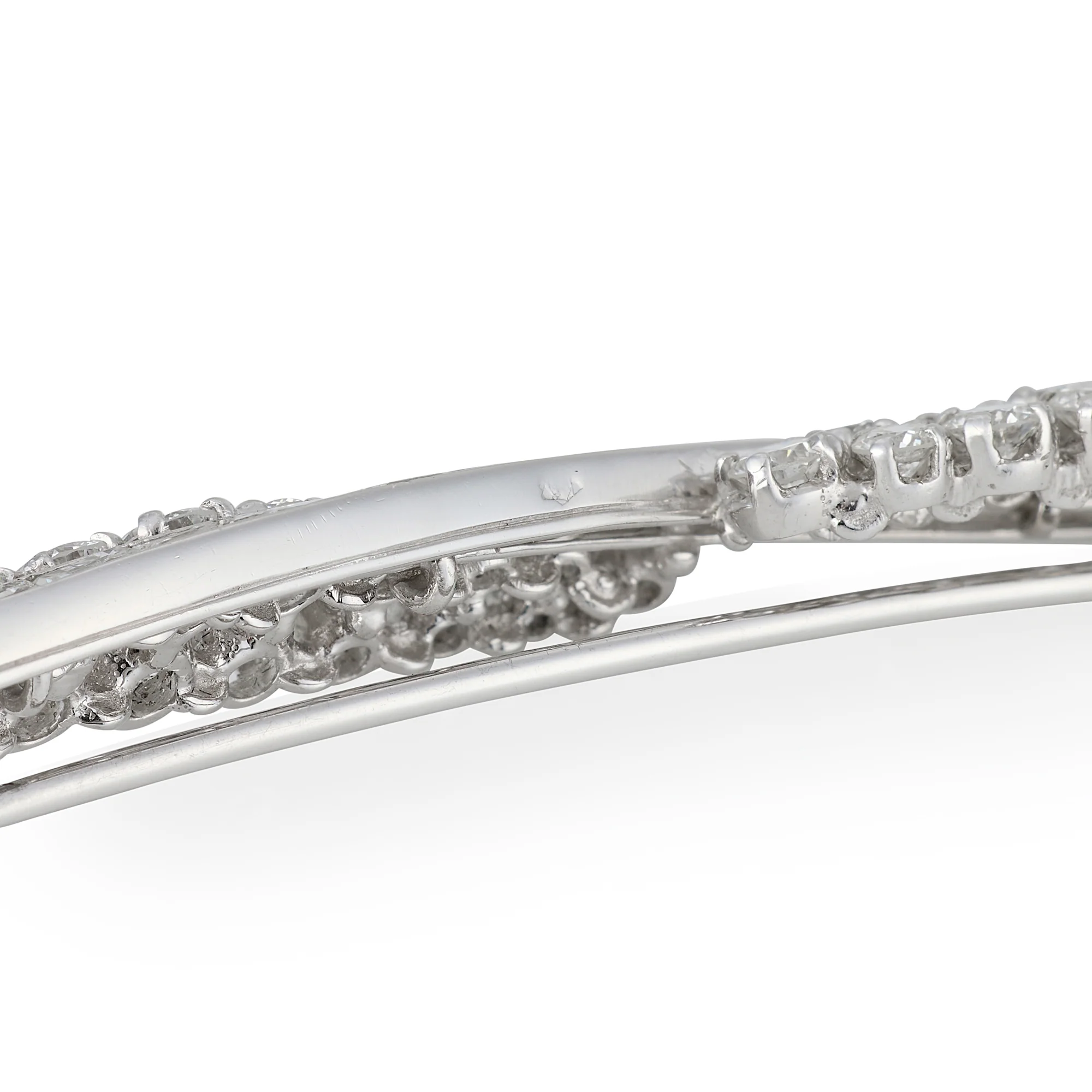 1950's Diamond Brooch, French - Image 5