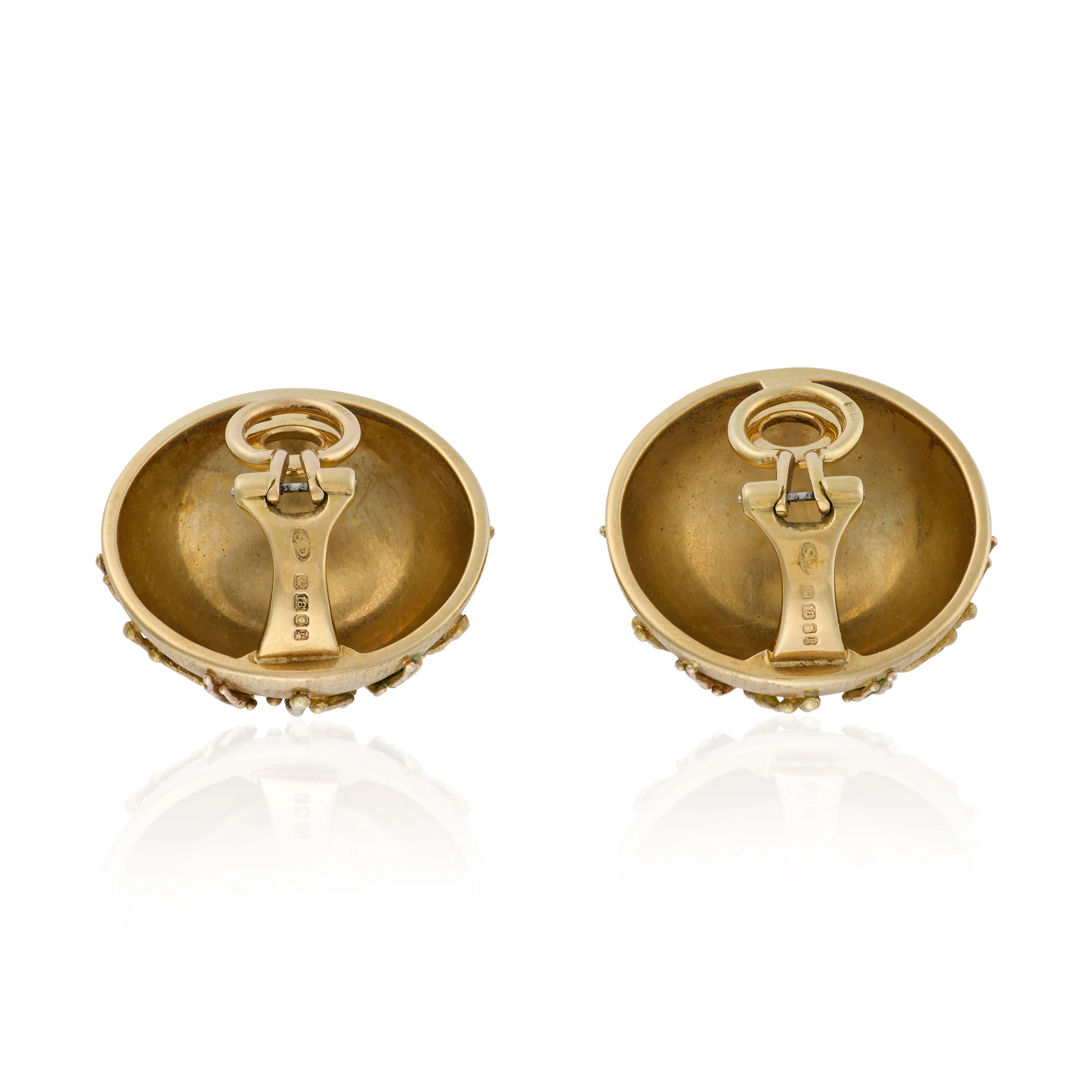 1970s Stuart Devlin “People” Earrings, 18ct Gold - Image 3