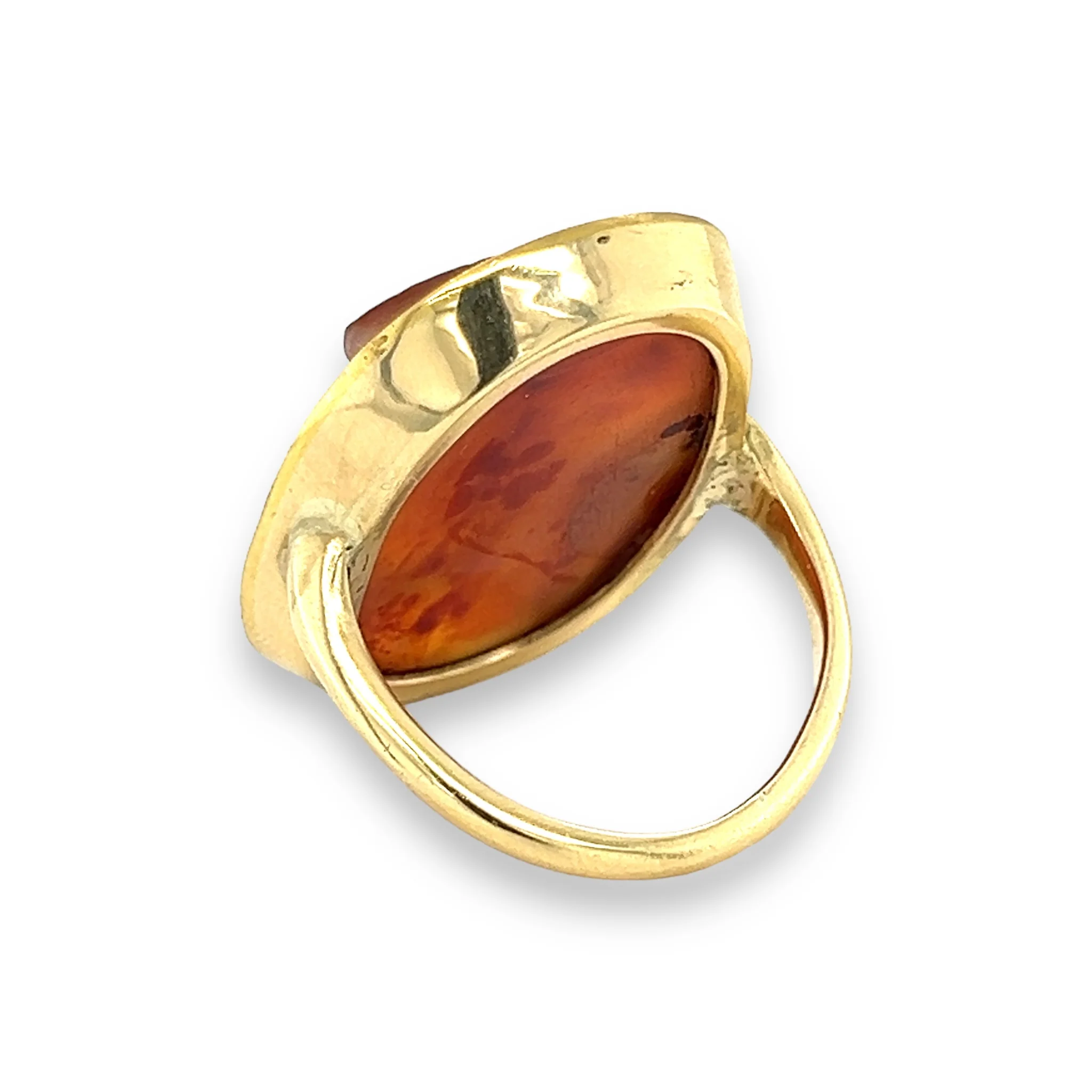 19th Century Gold and Agate Ring Depicting Achilles - Image 4