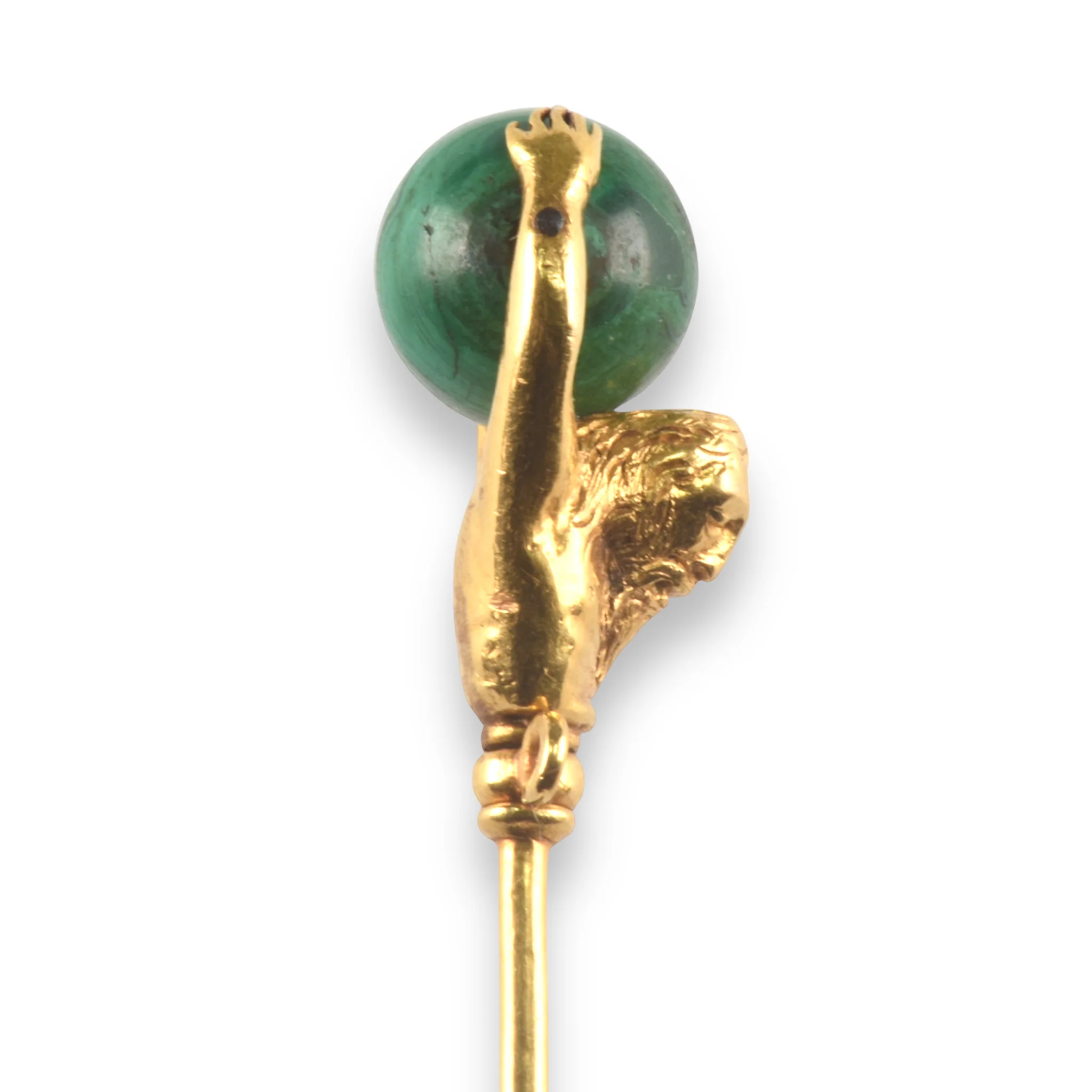19th Century Stickpin of Atlas