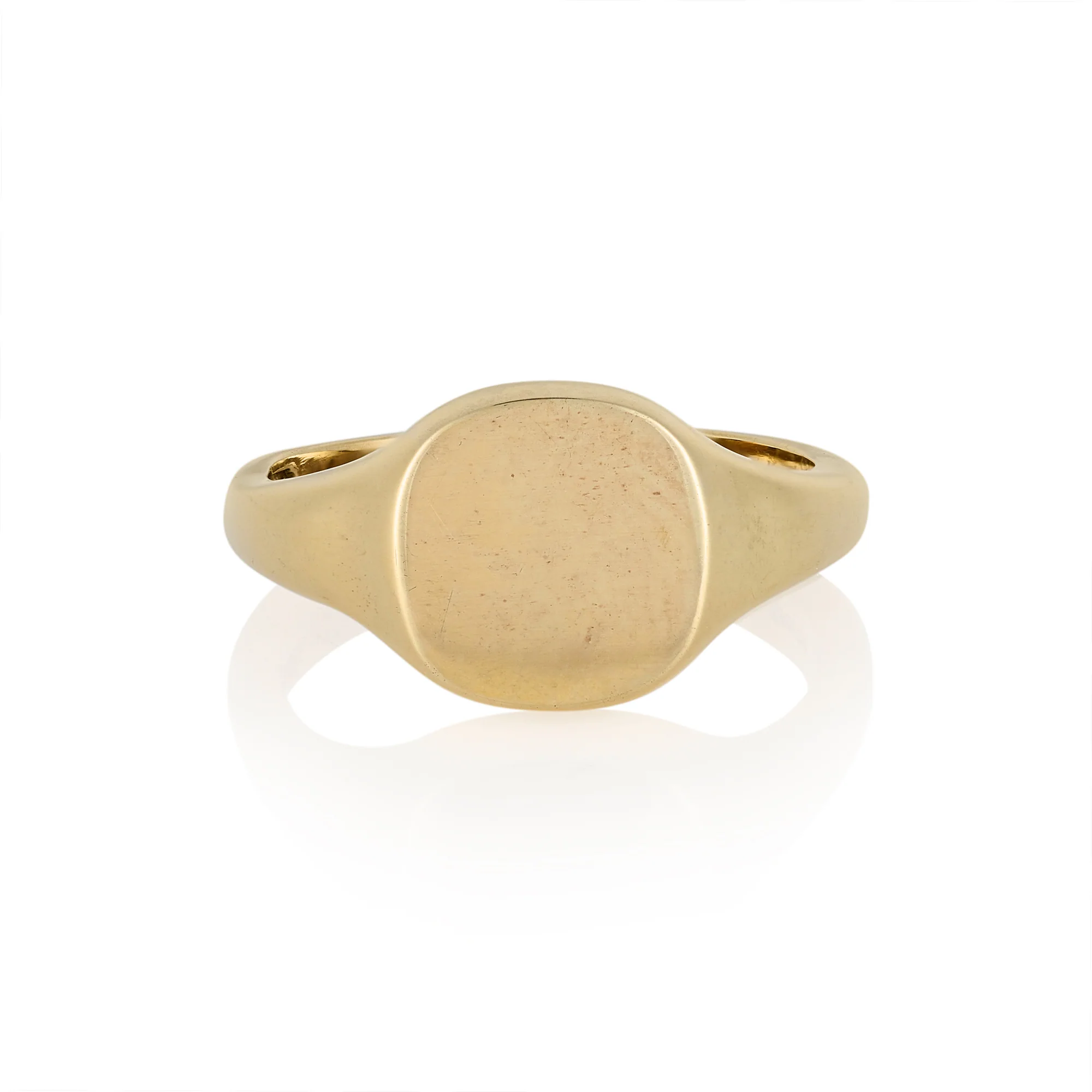 9 x 8mm Cushion Shaped Signet Ring