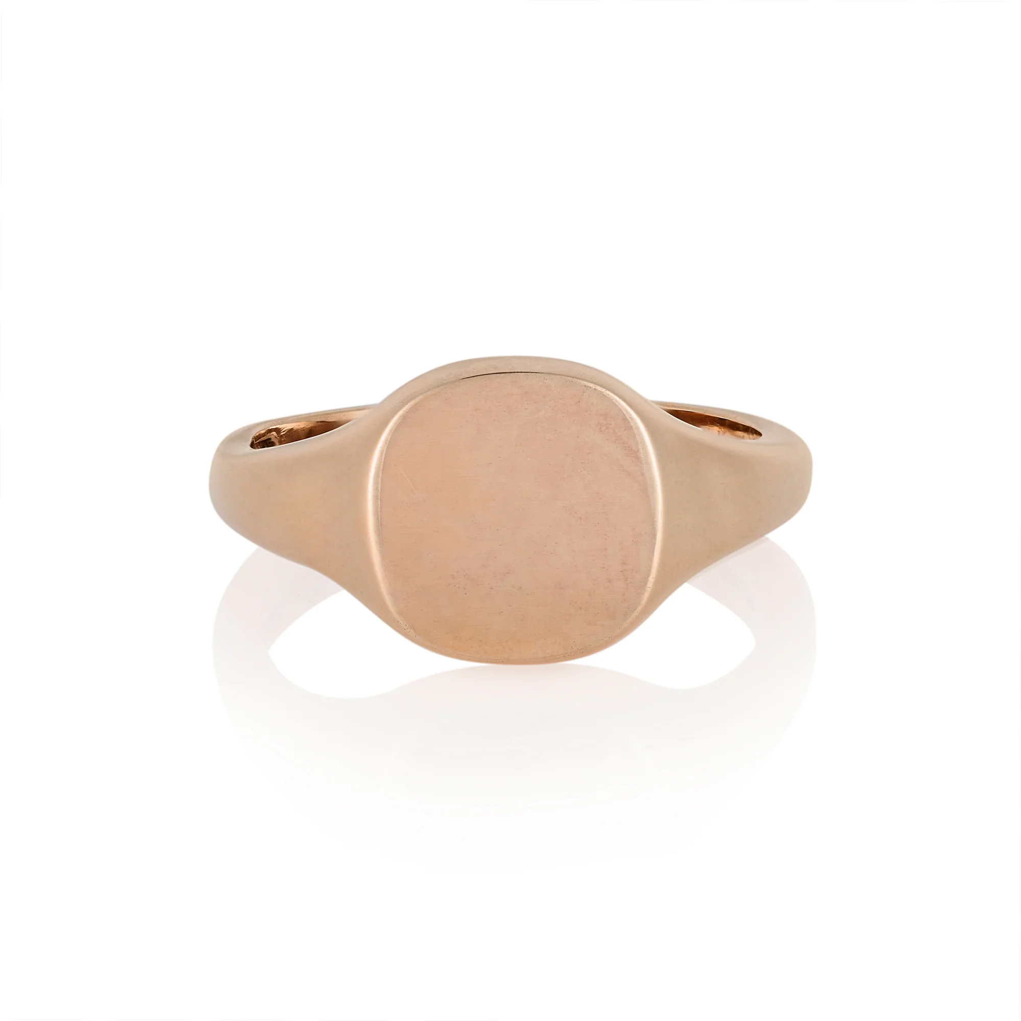 9 x 8mm Cushion Shaped Signet Ring - Image 3