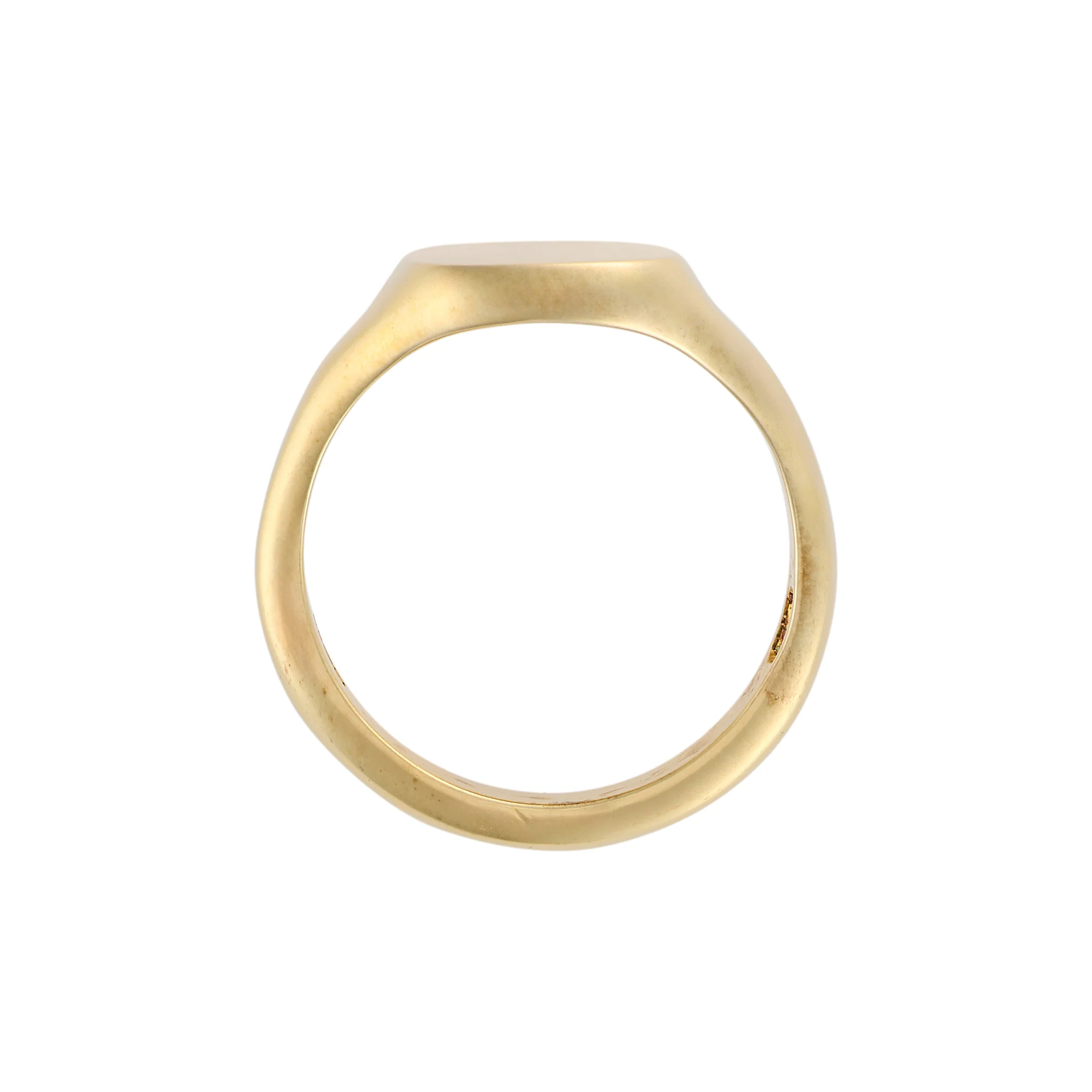 9 x 8mm Cushion Shaped Signet Ring - Image 5