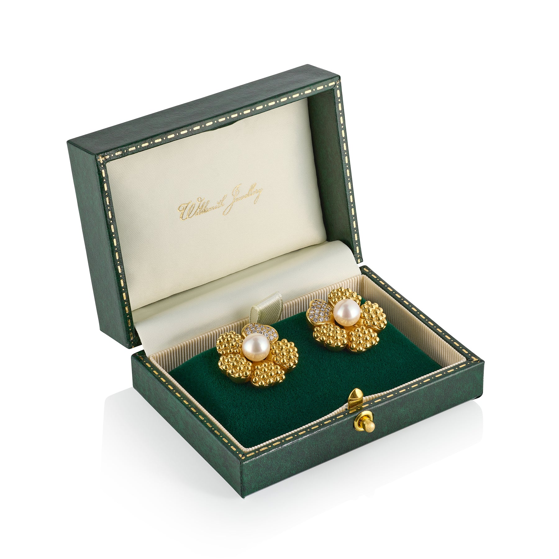 Akoya Pearl & Diamond Earrings by Fred, Paris - Image 4