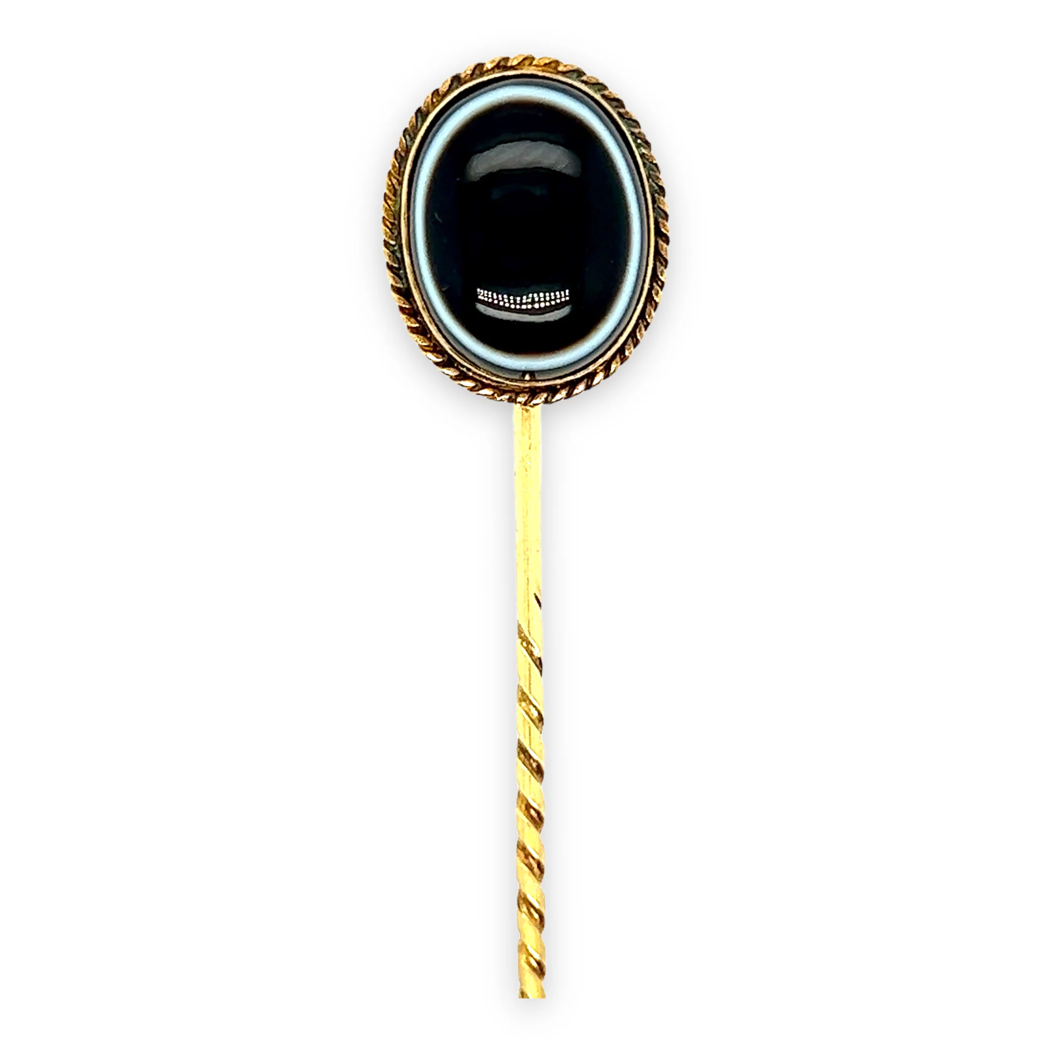 Antique Agate Stickpin