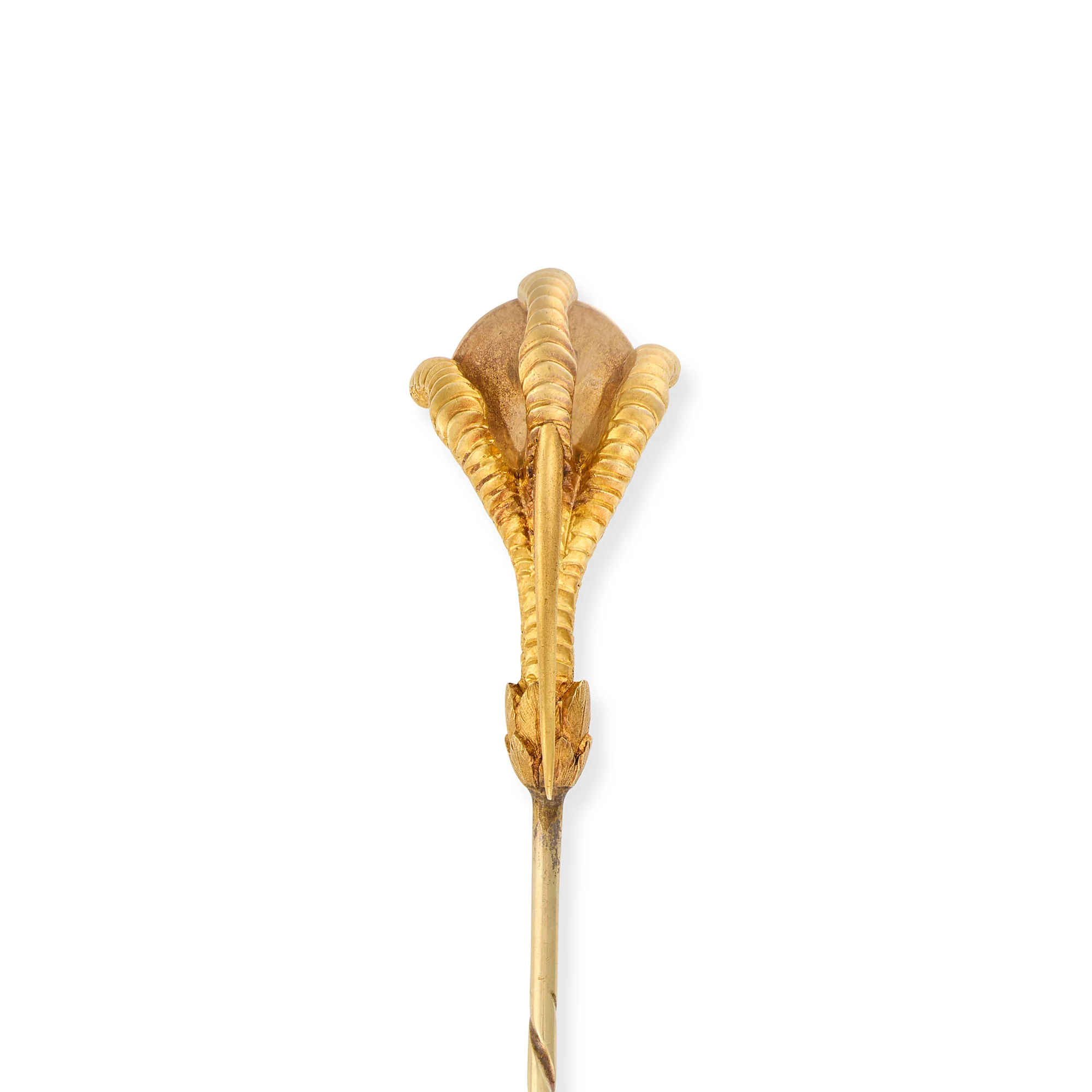 Antique Diamond & Garnet Claw Stickpin - Image 4