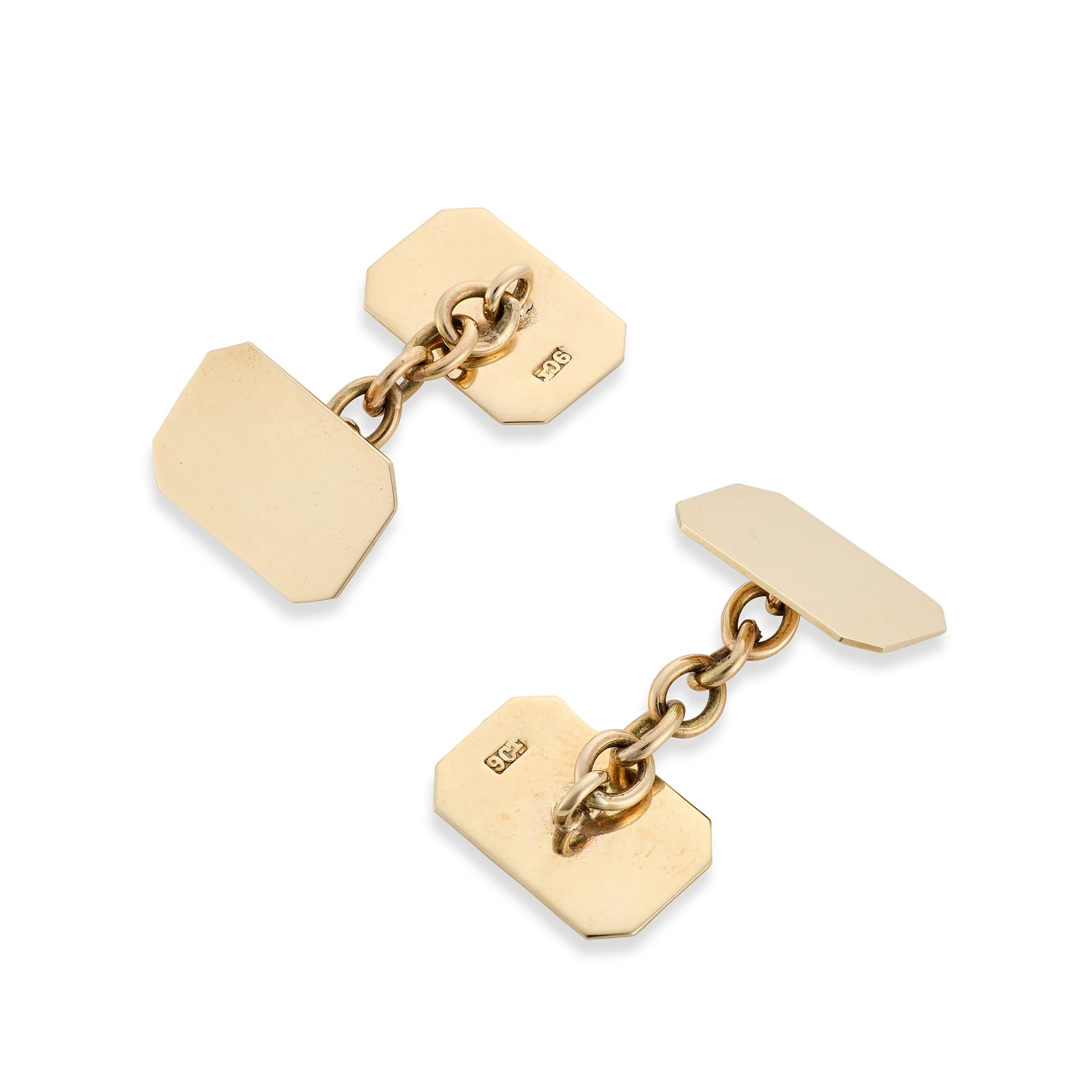 Antique Octagonal Cufflinks - Image 3