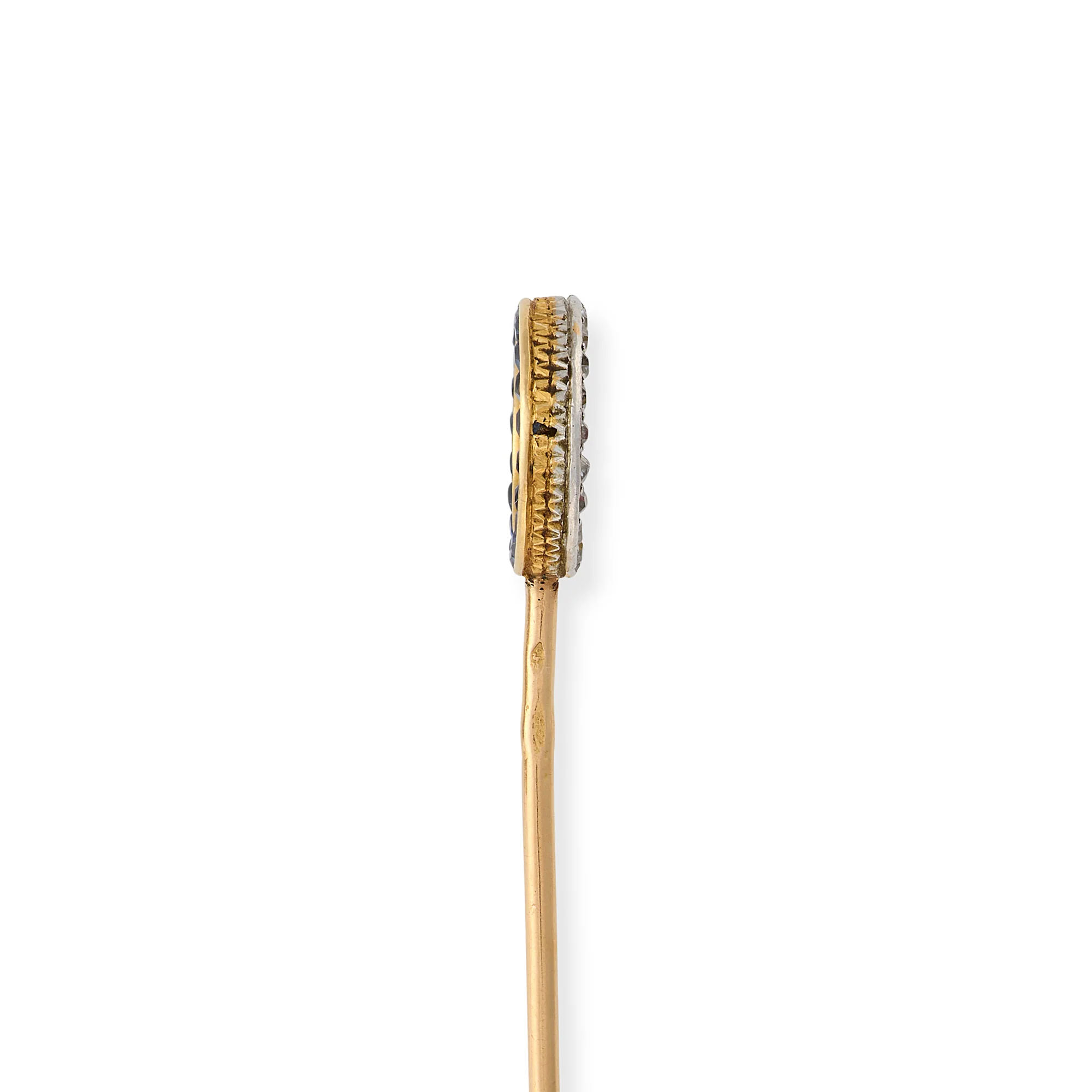Antique Sapphire & Diamond Winning Post Stickpin - Image 3