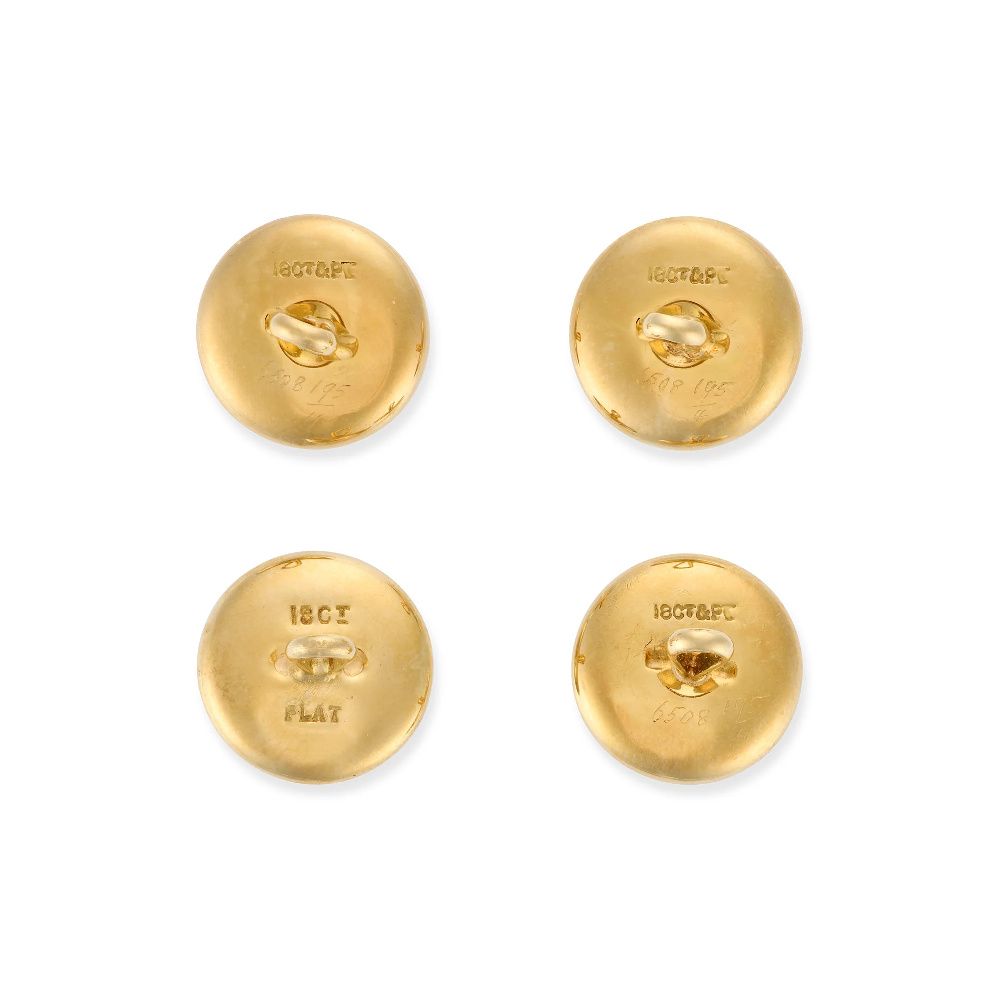 Antique Sapphire & Mother of Pearl Buttons - Image 3