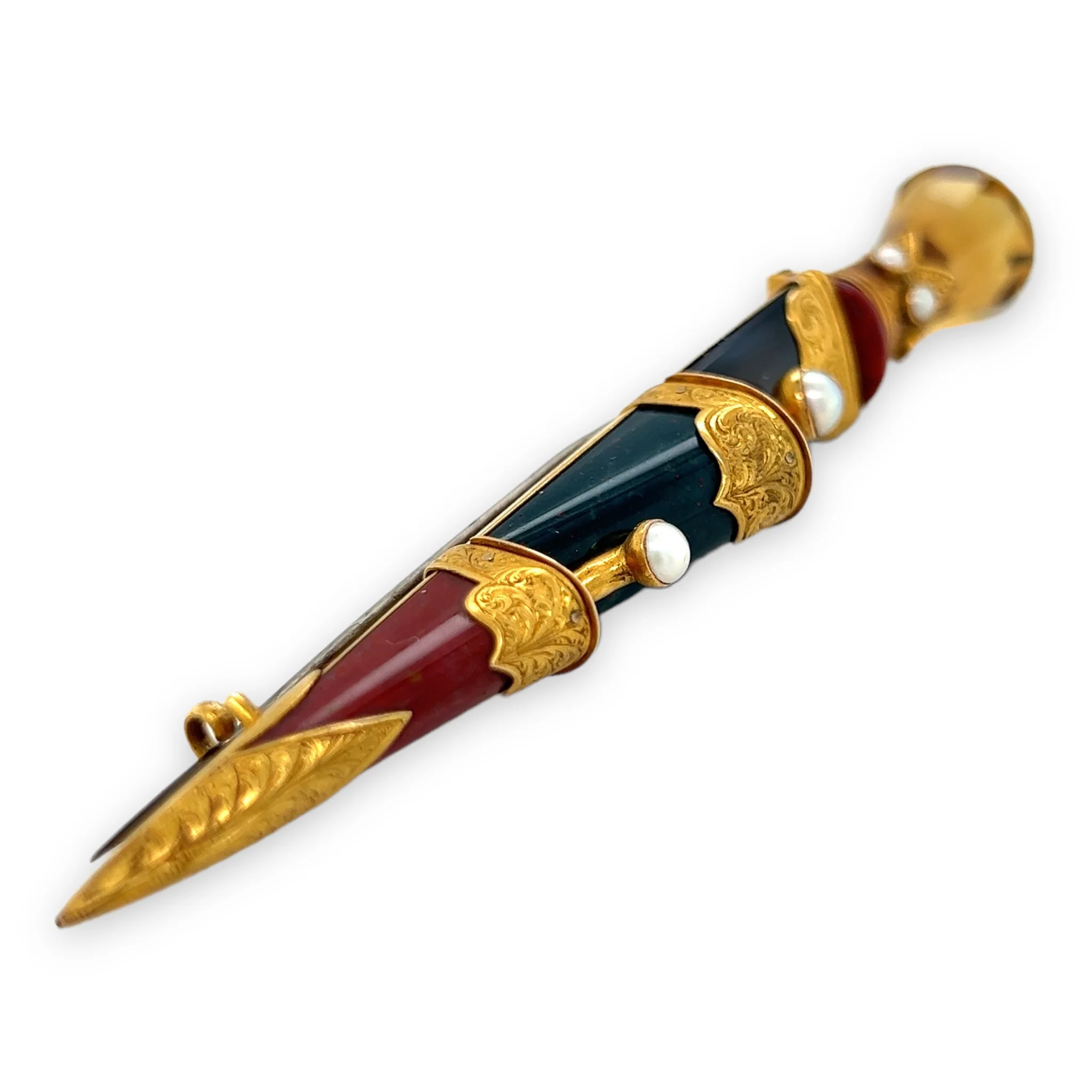 Antique Scottish Dirk Brooch - Image 3