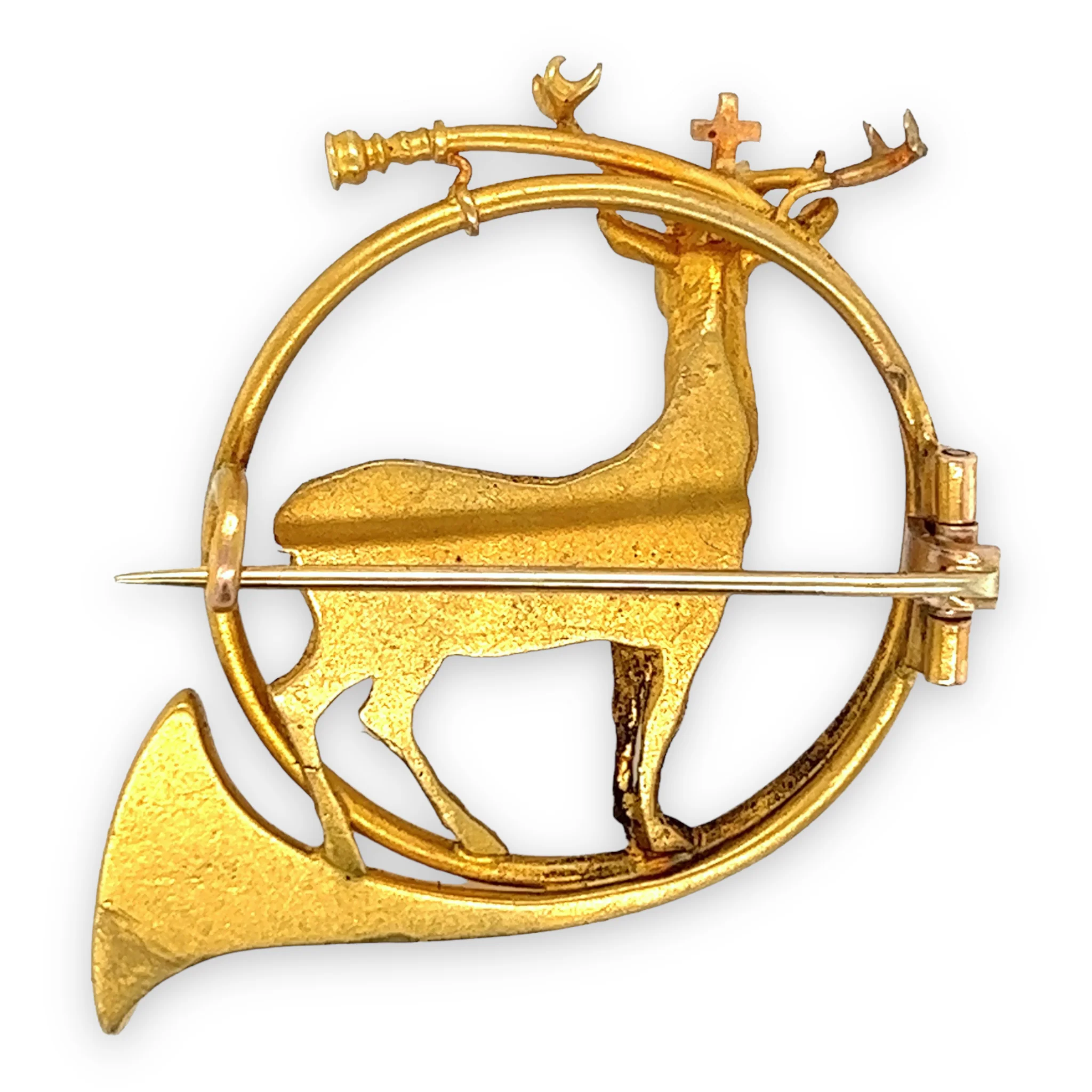 Antique St. Hubert Brooch - Image 5