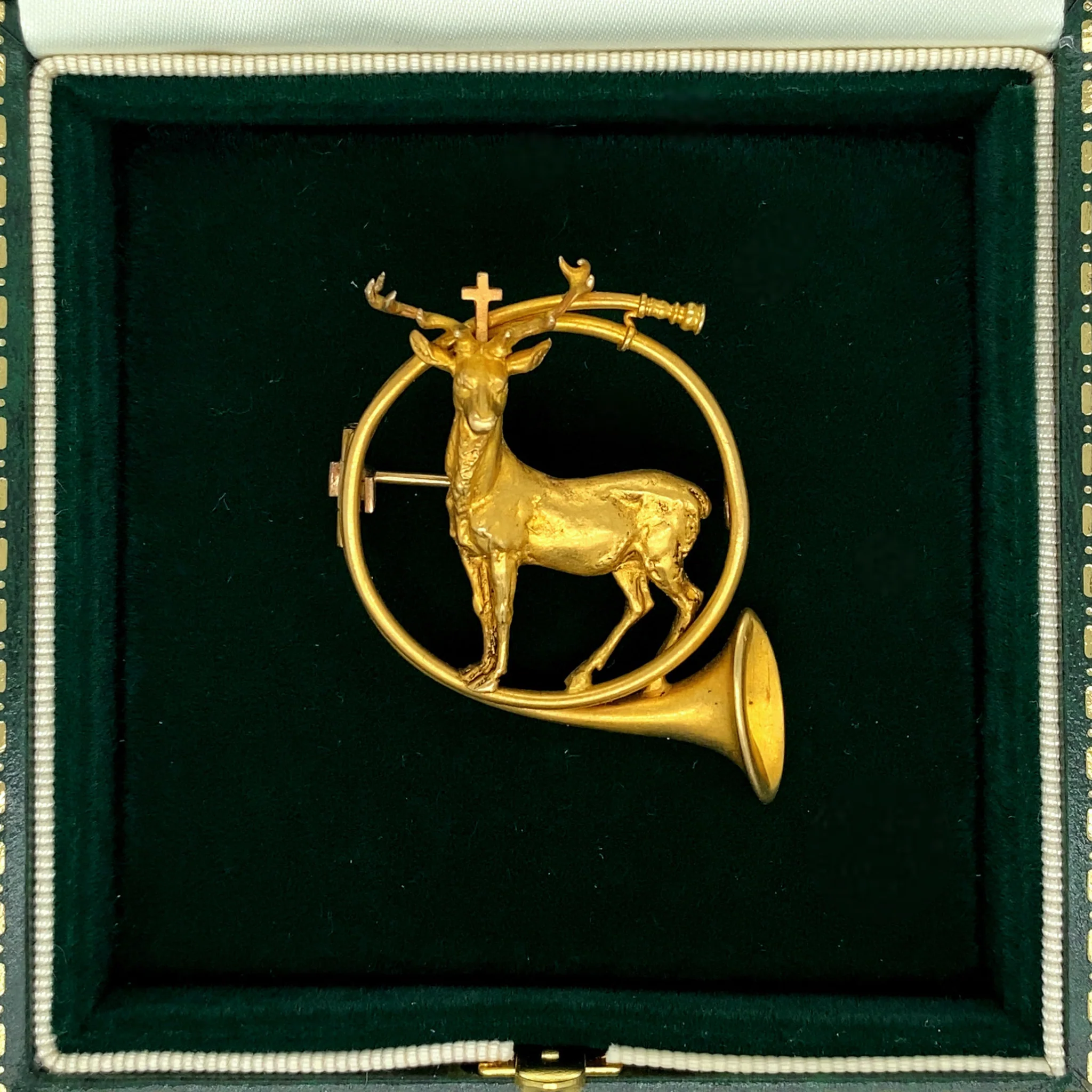 Antique St. Hubert Brooch - Image 6
