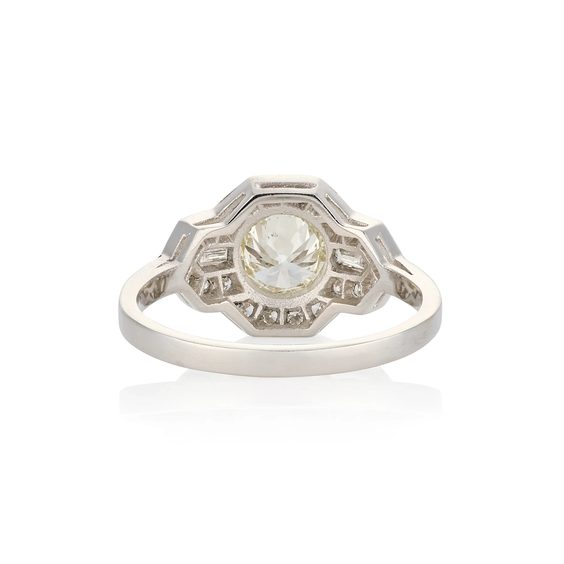 Art Deco Diamond Ring 1.4cts - Image 3
