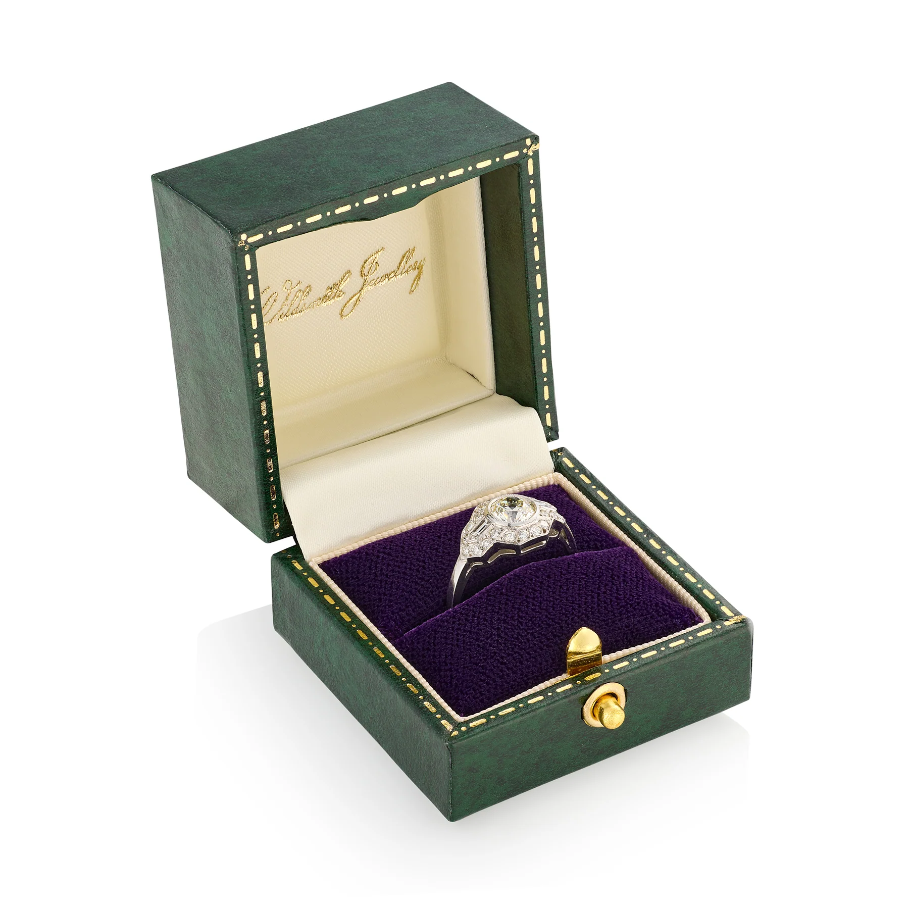 Art Deco Diamond Ring 1.4cts - Image 4