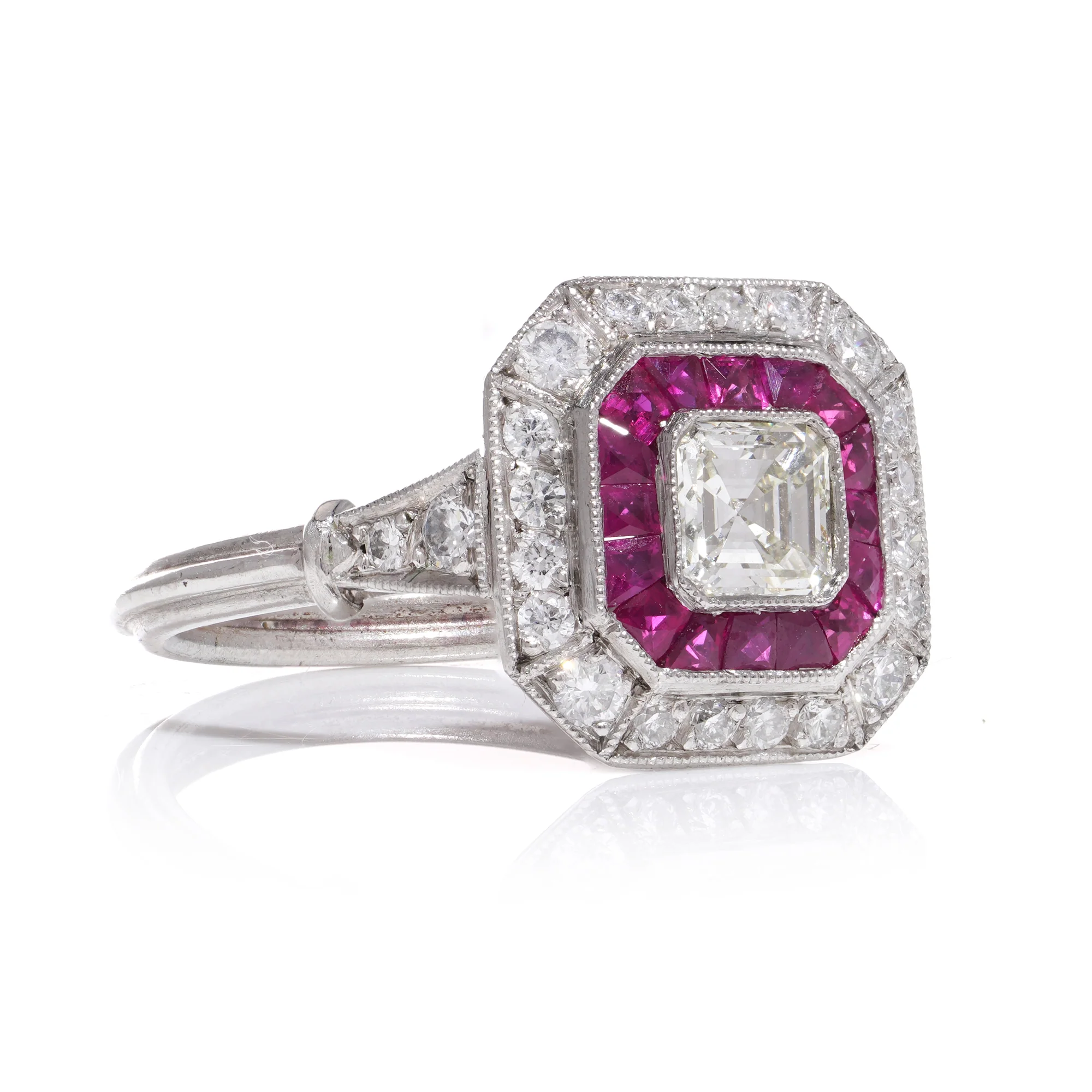 Art Deco Style Engagement Ring - Image 3