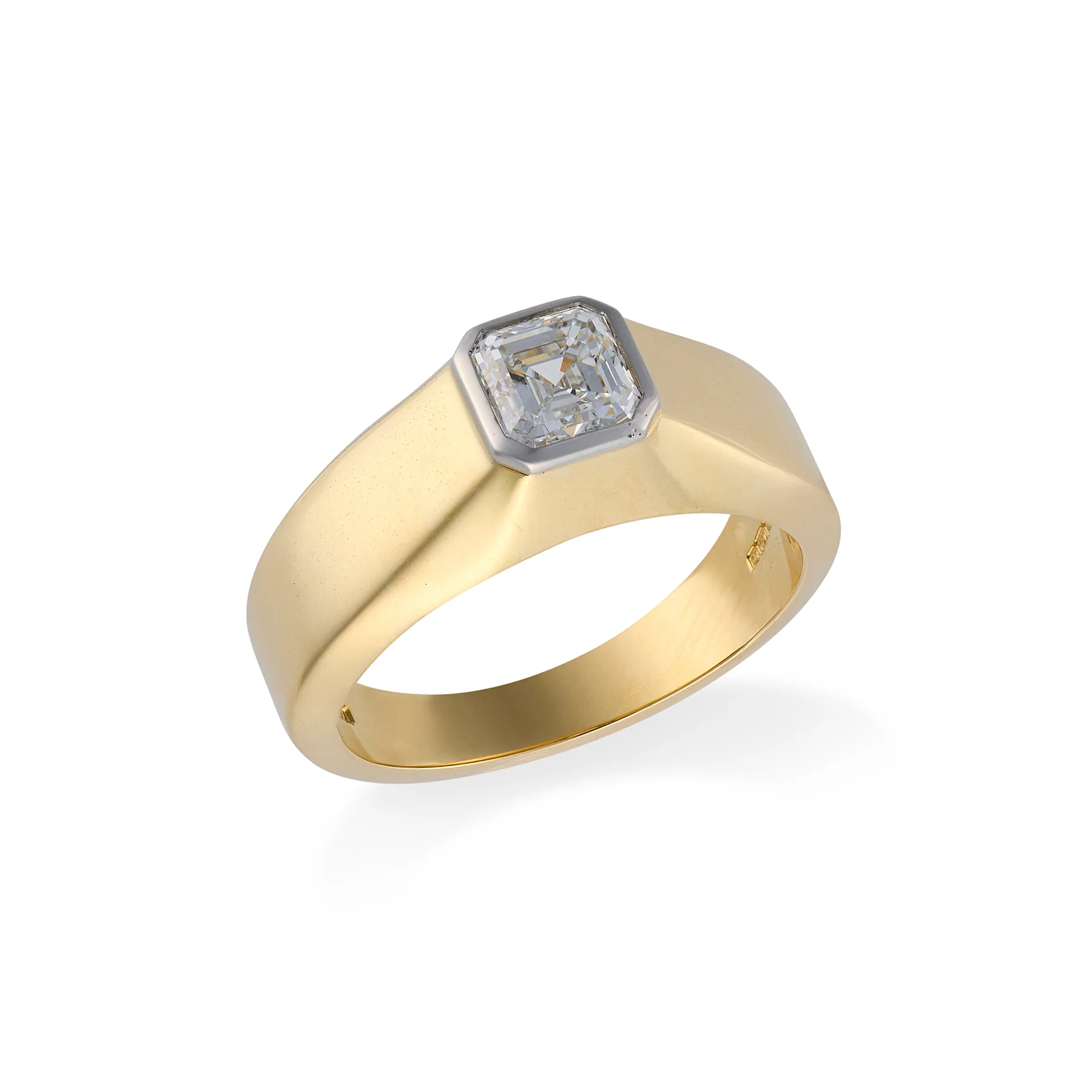 Asscher Cut Diamond Solitaire Ring, GIA Certified - Image 2