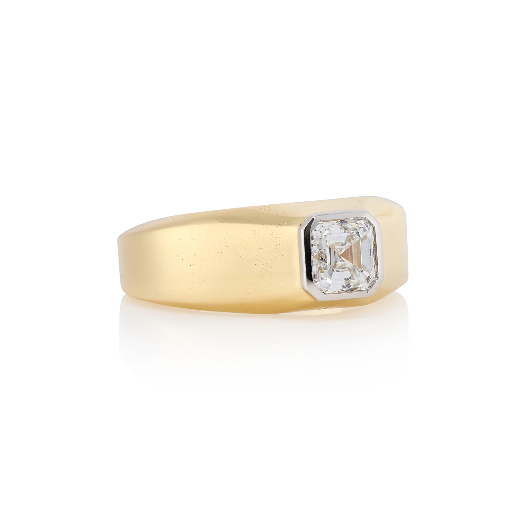 Asscher Cut Diamond Solitaire Ring, GIA Certified - Image 3