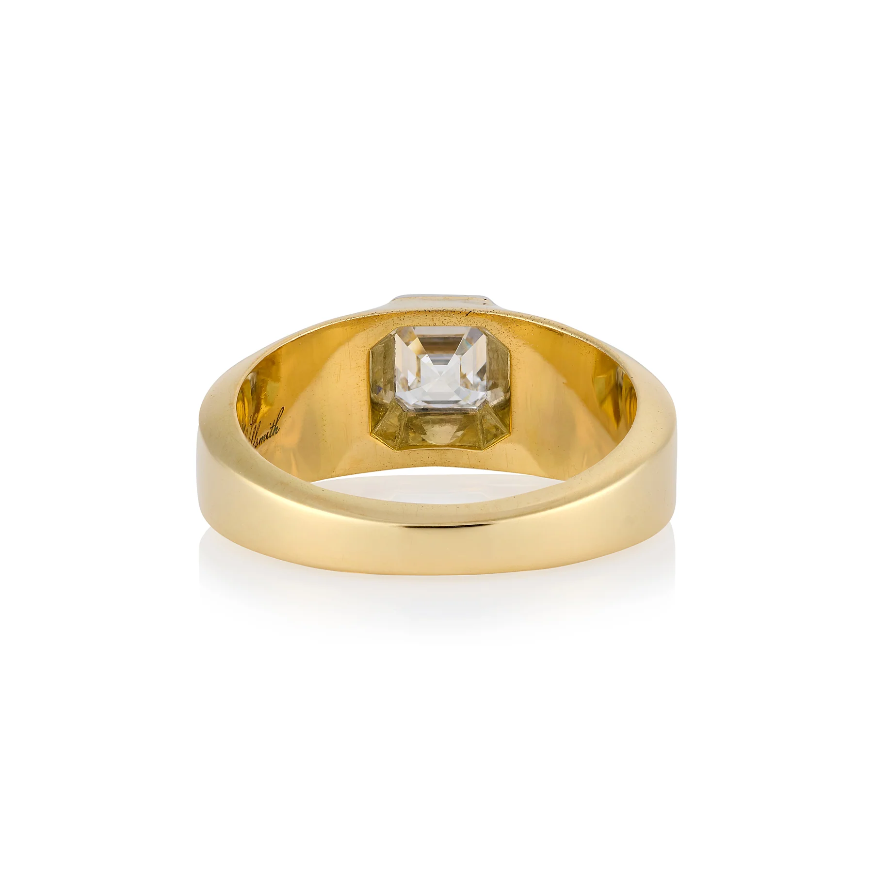 Asscher Cut Diamond Solitaire Ring, GIA Certified - Image 4