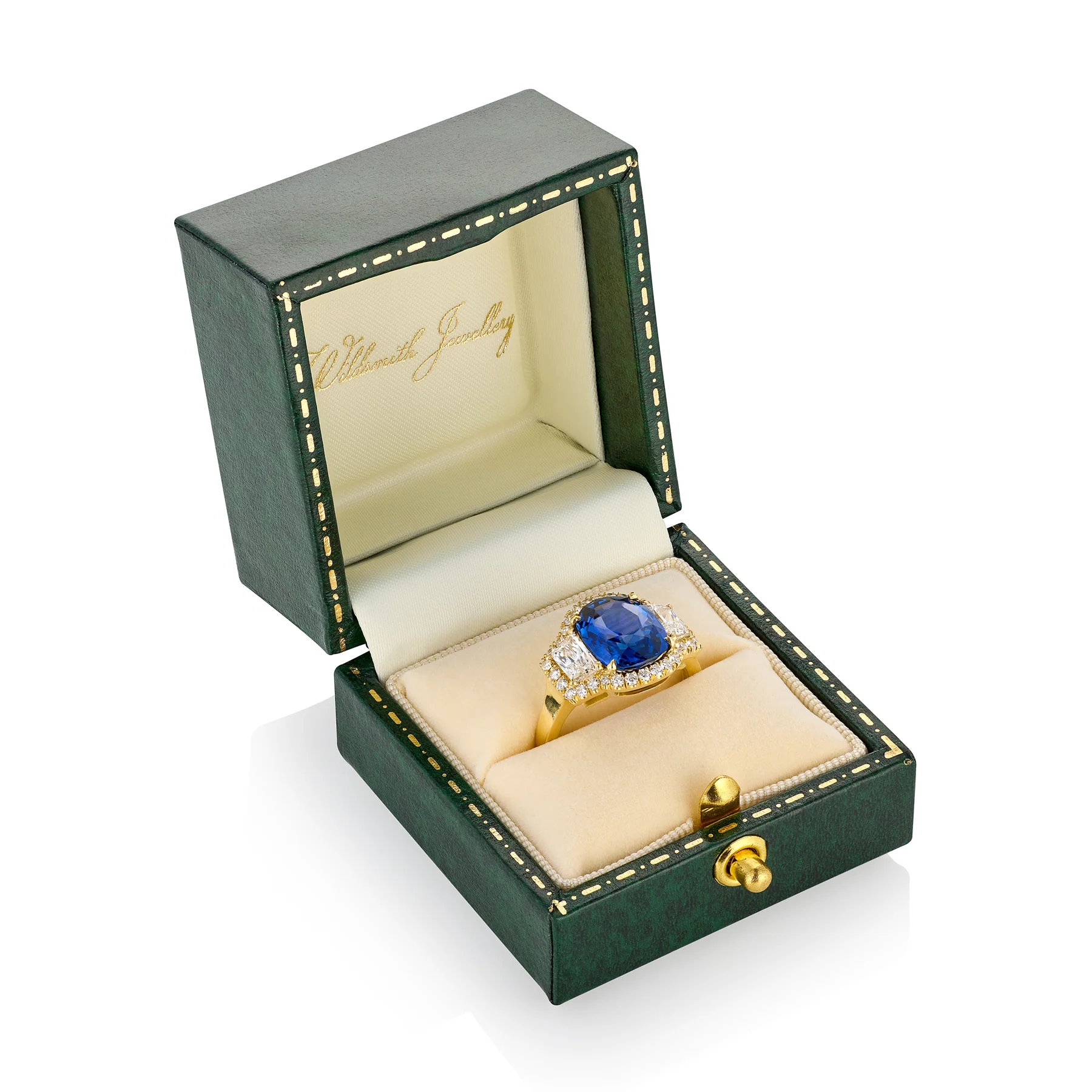 Ceylon Sapphire & Diamond Ring - Image 3