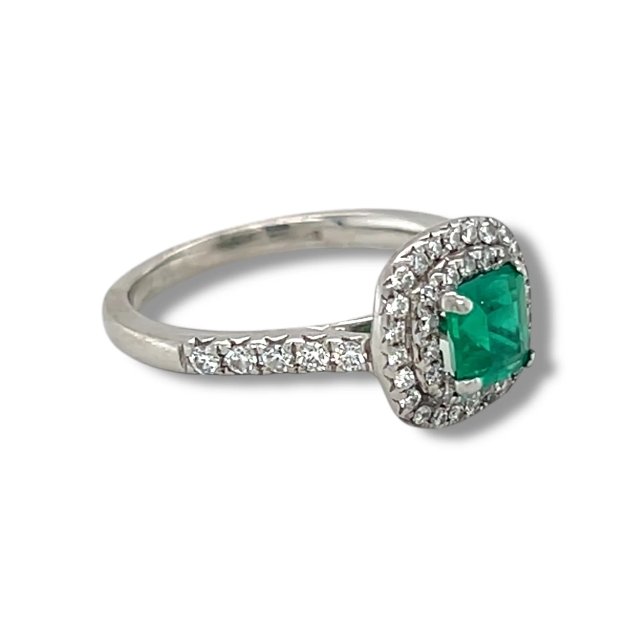 Colombian Emerald & Diamond Ring - Image 2