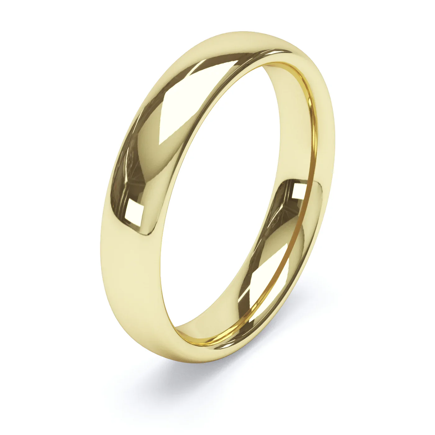 Court Shaped 18ct Yellow Gold Wedding Ring - Image 3