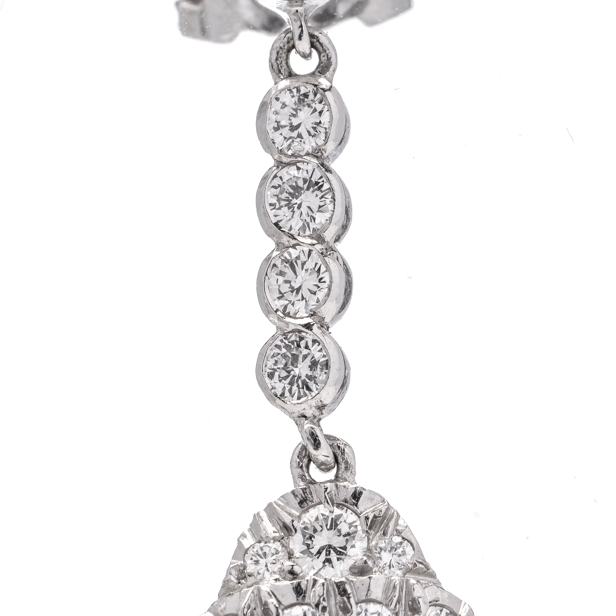 Diamond Drop Earrings - Image 3
