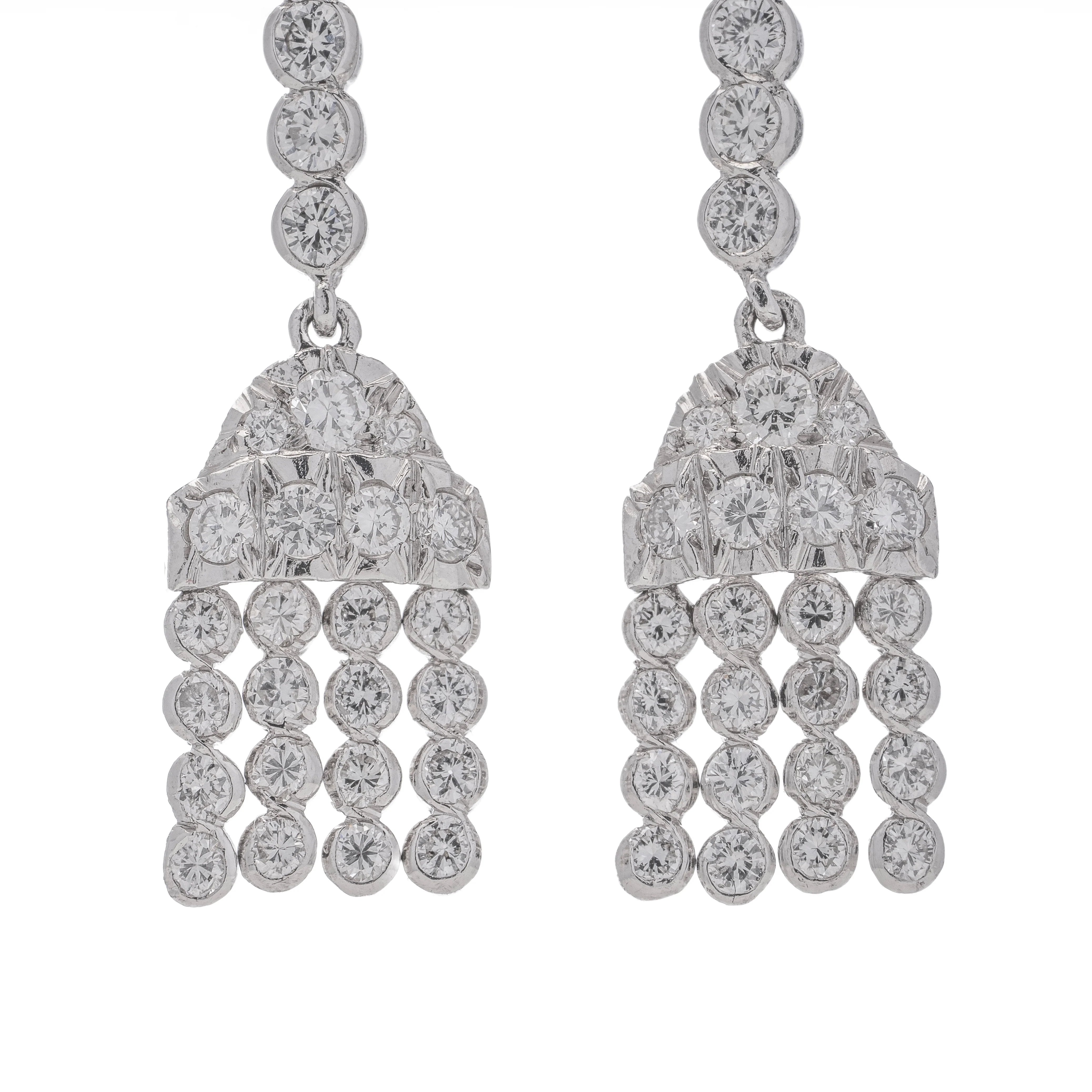 Diamond Drop Earrings - Image 5