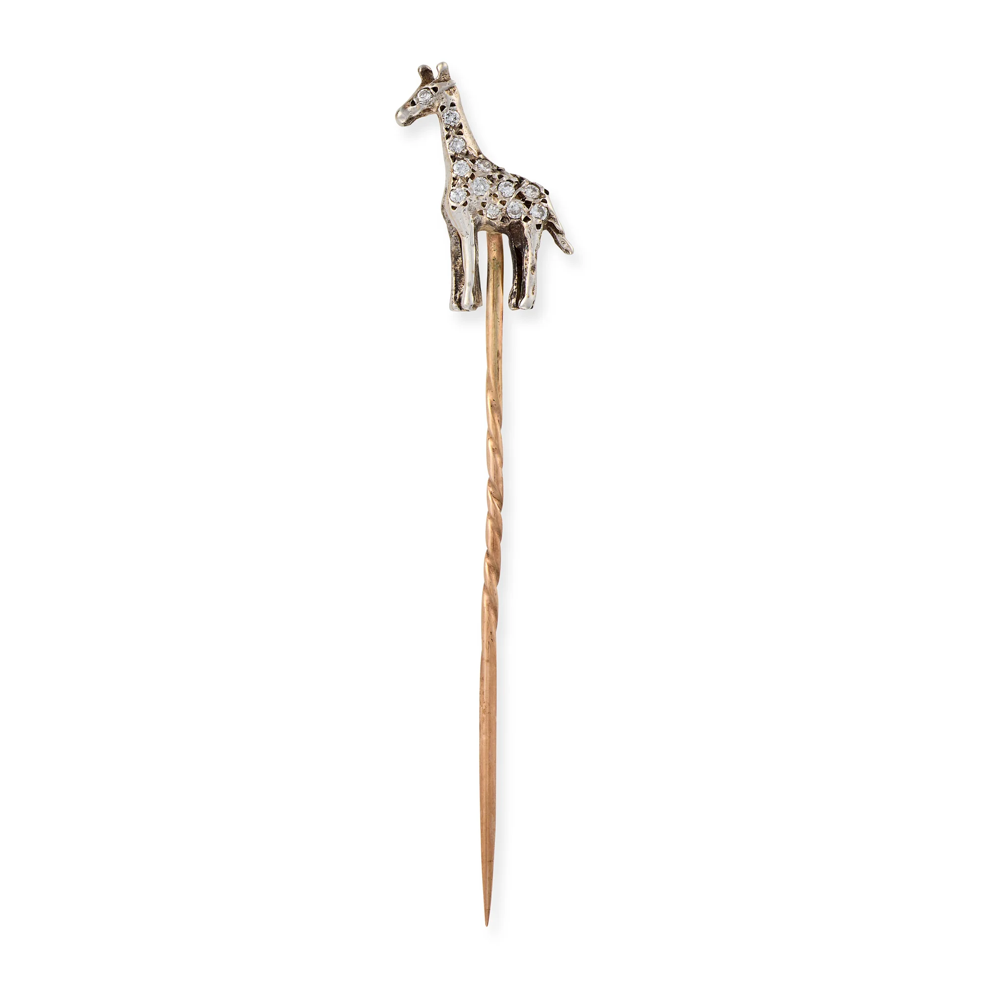 Diamond Giraffe Stickpin - Image 2