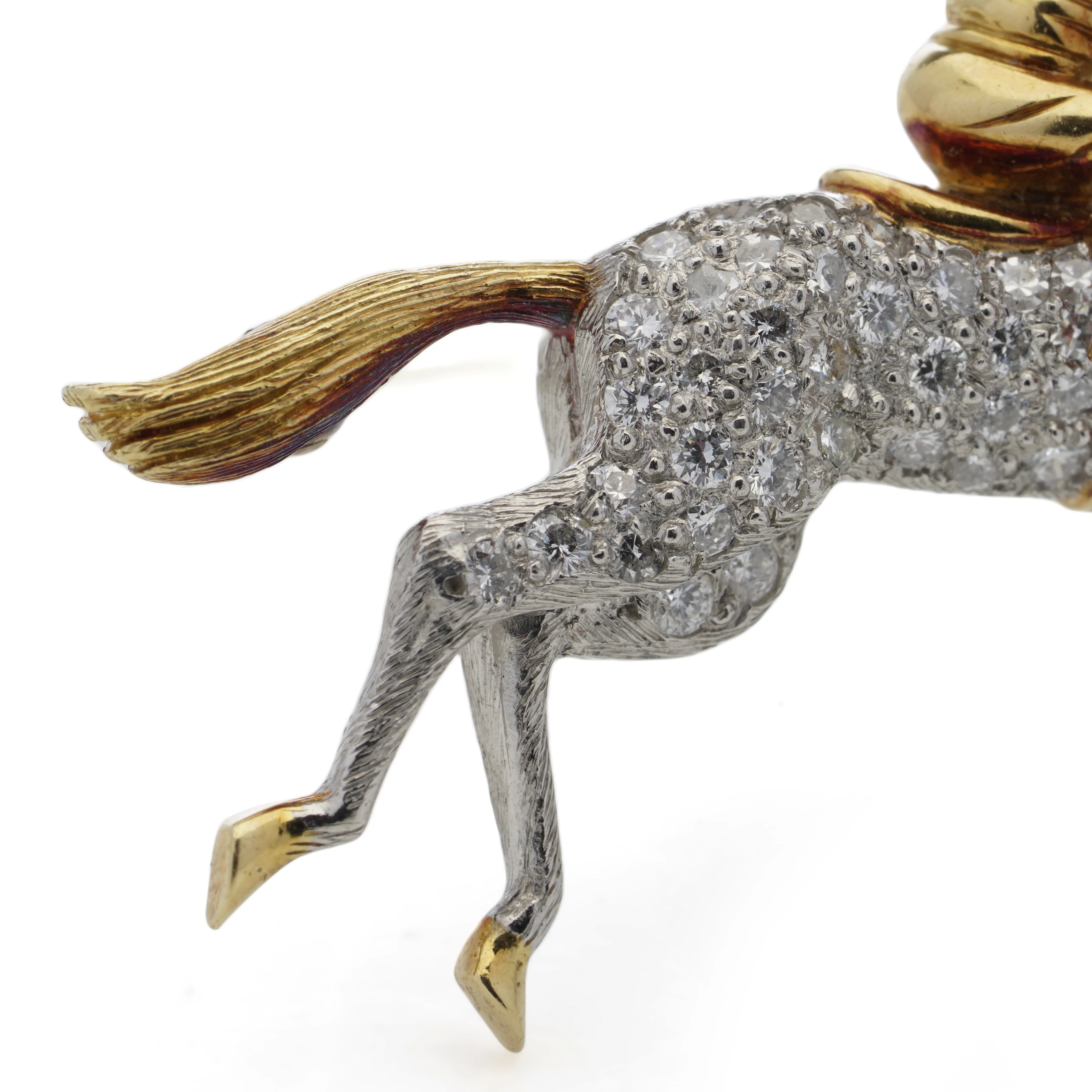 Diamond Jockey Brooch - Image 7