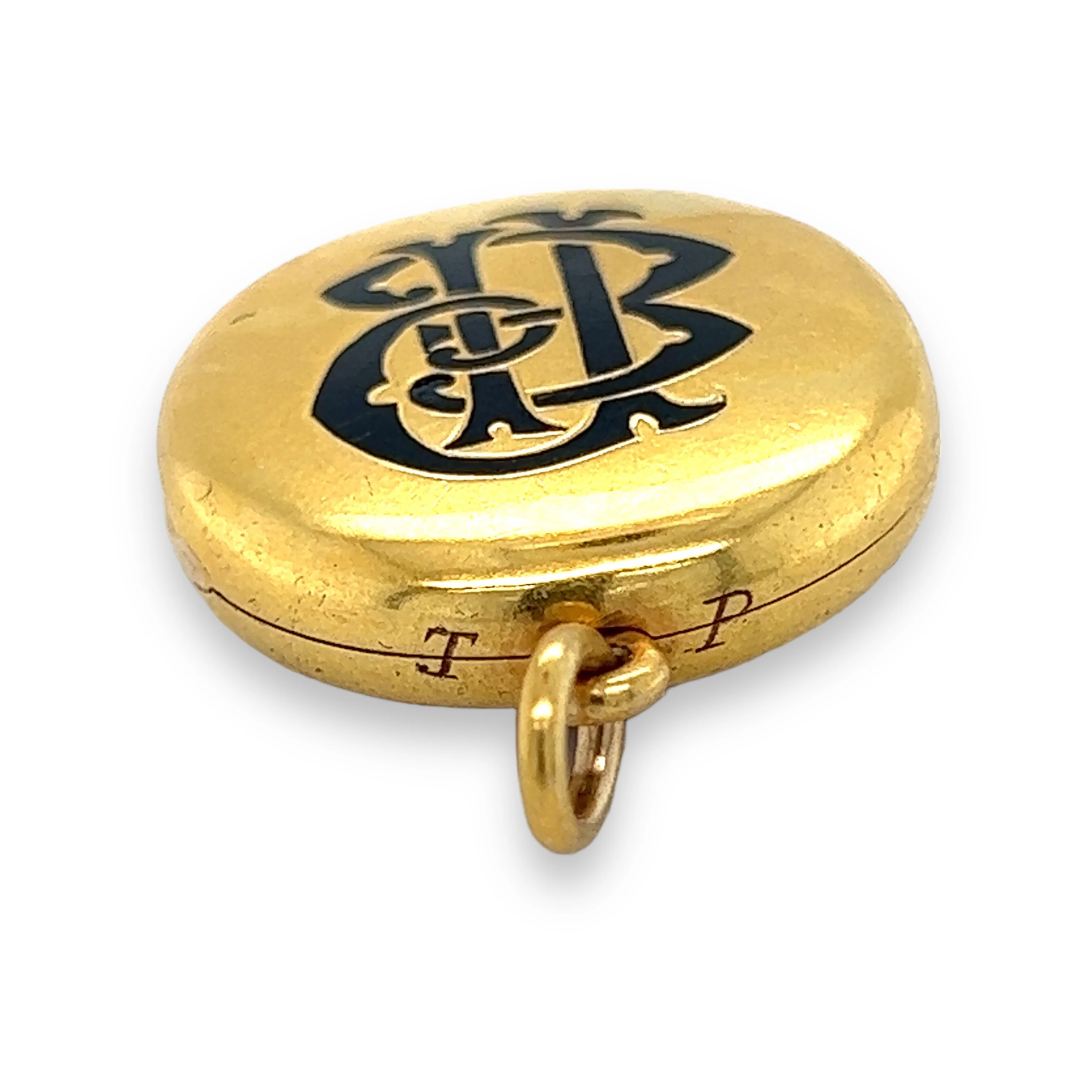 Early Victorian Agate & Gold Memorial Locket - Image 4
