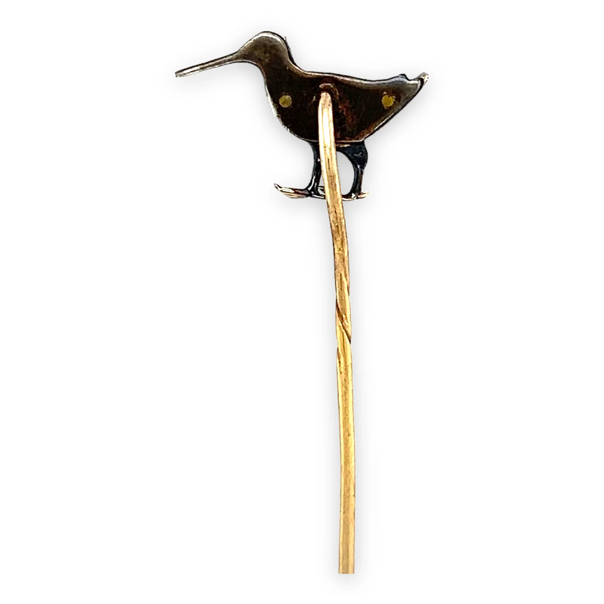 Edwardian Ruby & Diamond Snipe Stickpin - Image 2