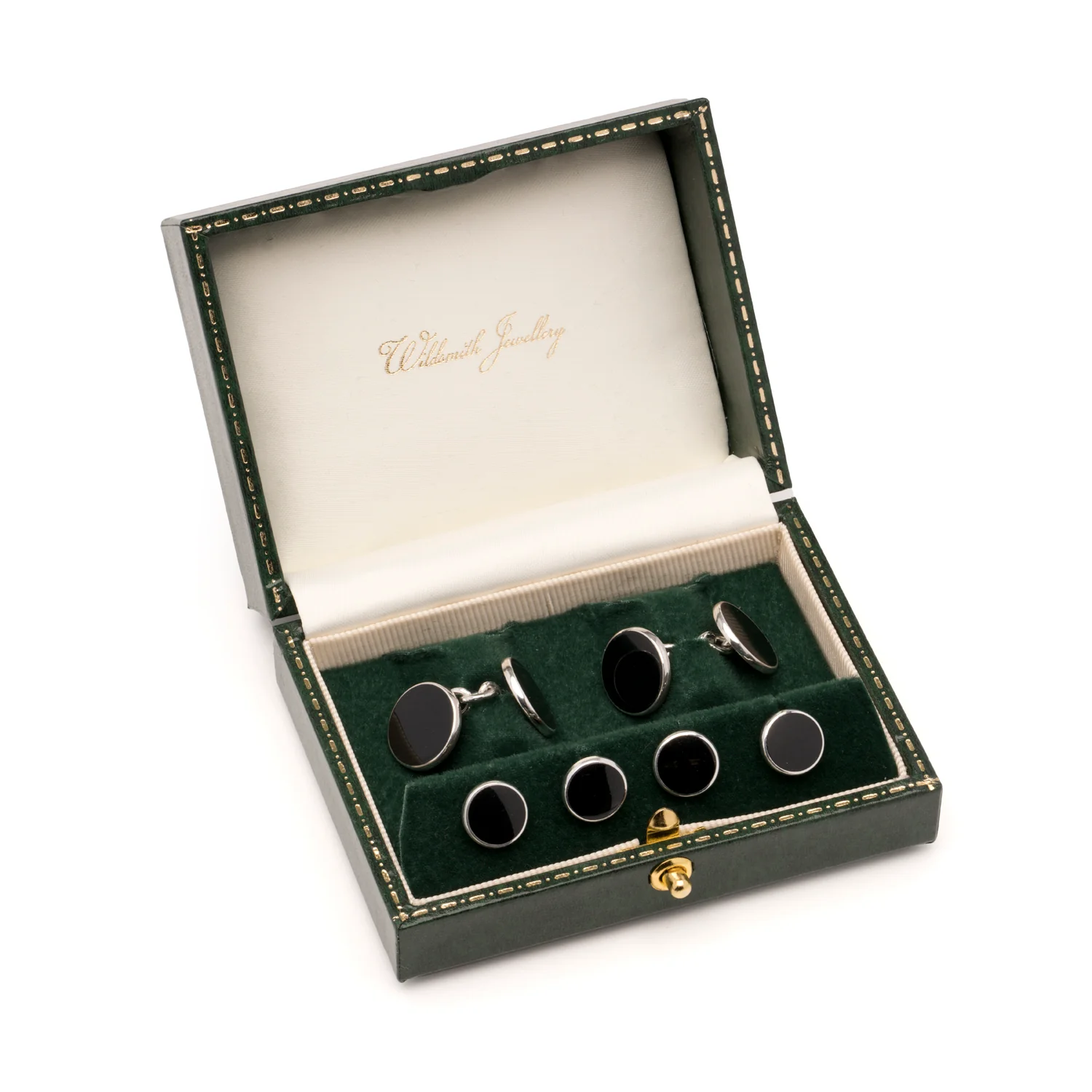 Enamel & Sterling Silver Round Dress Set - Image 2
