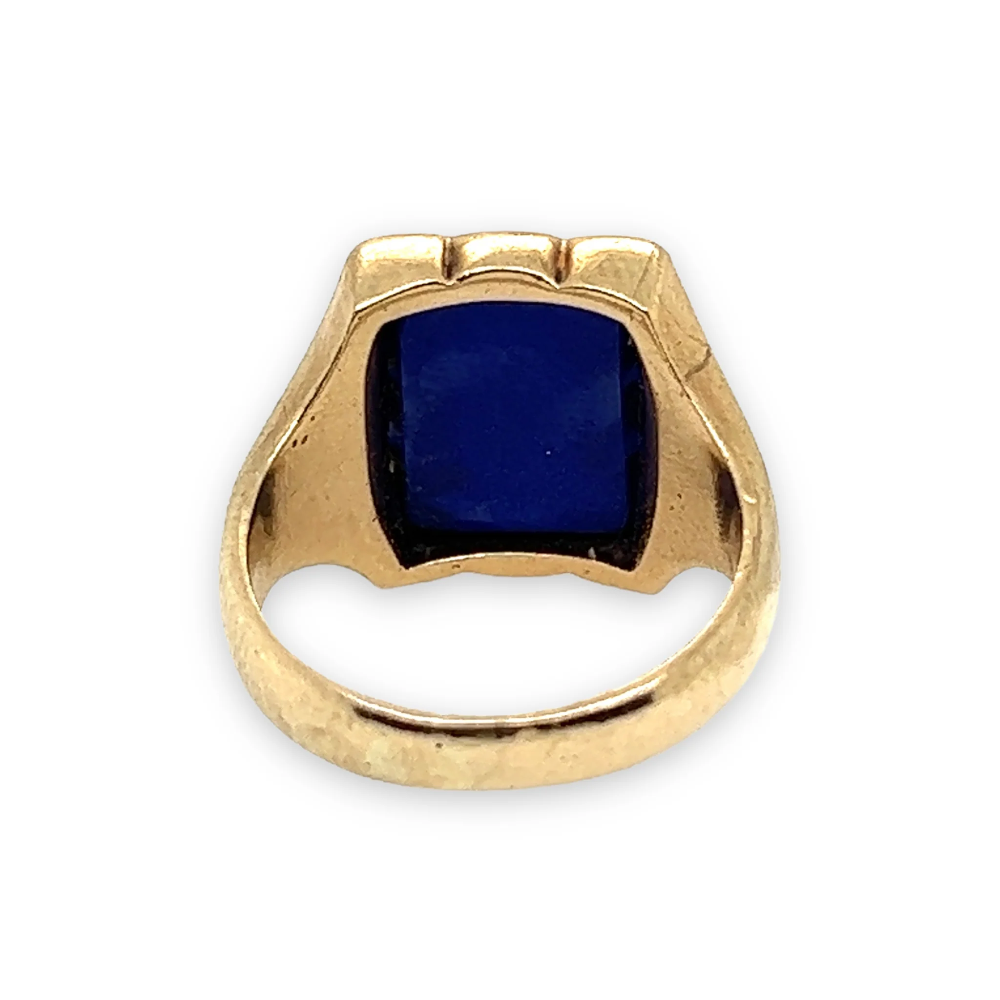 Gold & Lapis Lazuli Signet Ring - Image 3