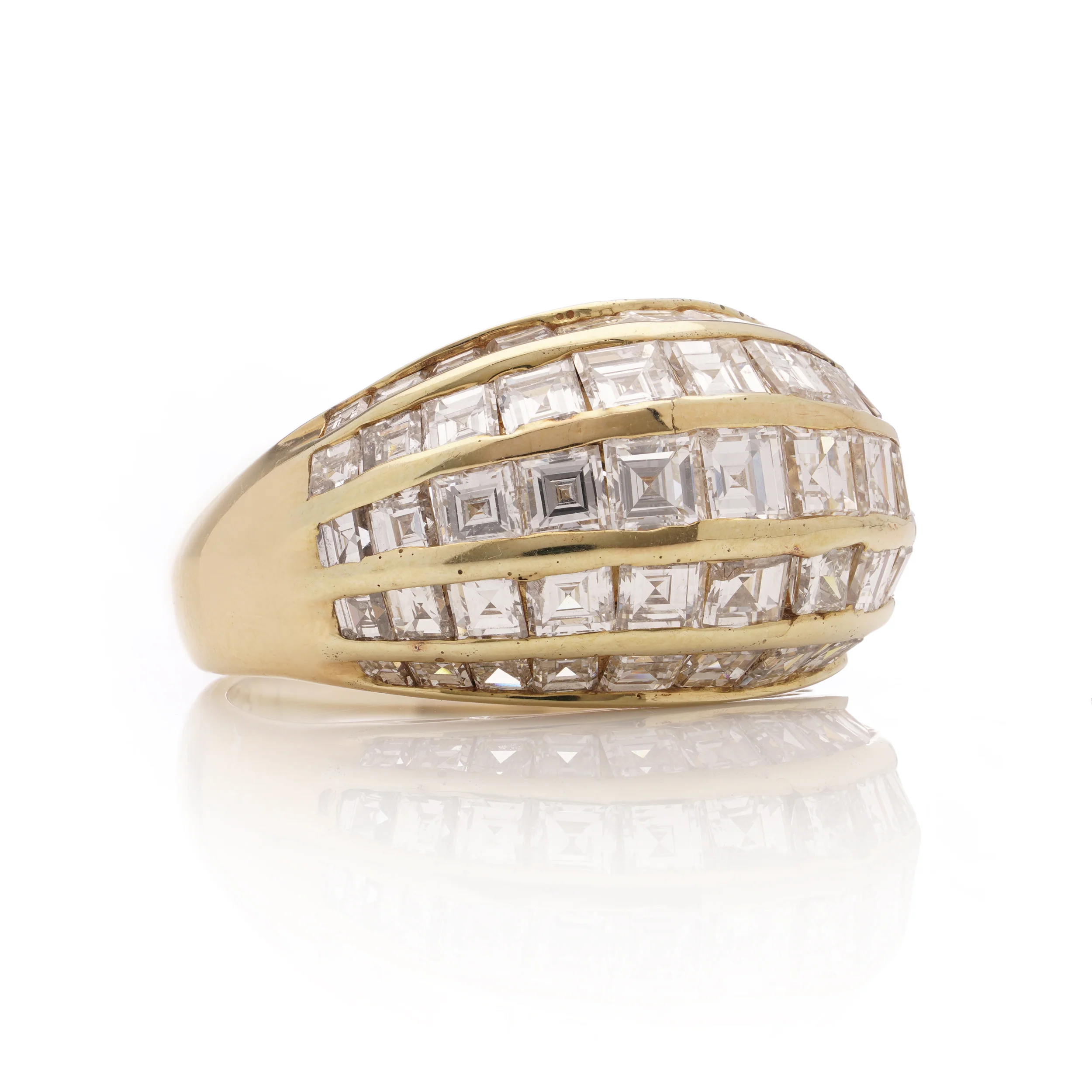 Hammerman Brothers Diamond Bombé Ring - Image 3