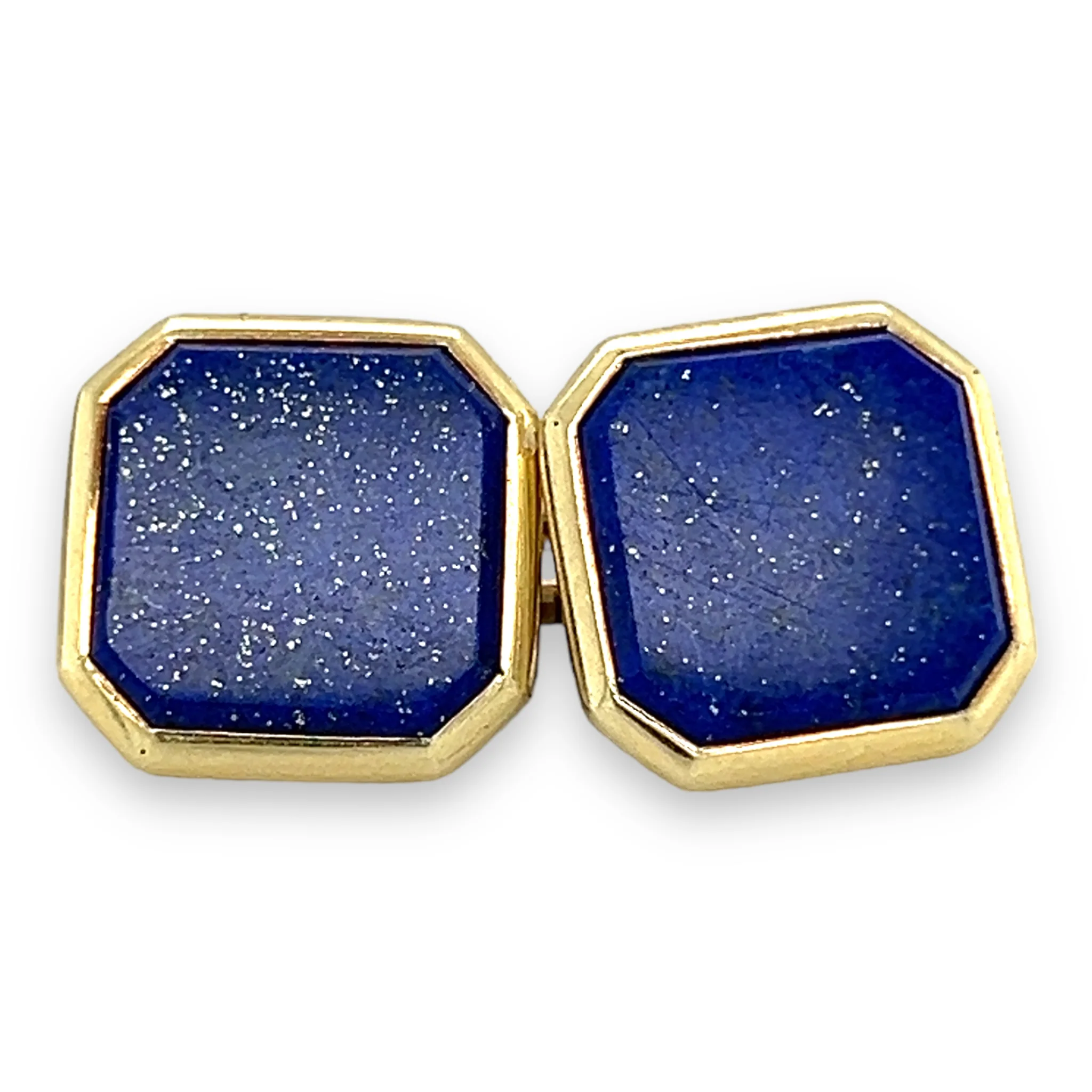 Lapis Lazuli & Gold Cufflinks - Image 2