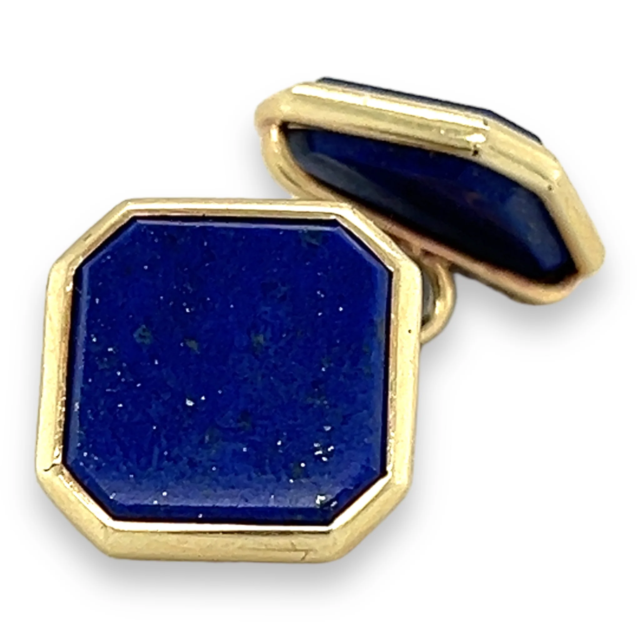 Lapis Lazuli & Gold Cufflinks - Image 3