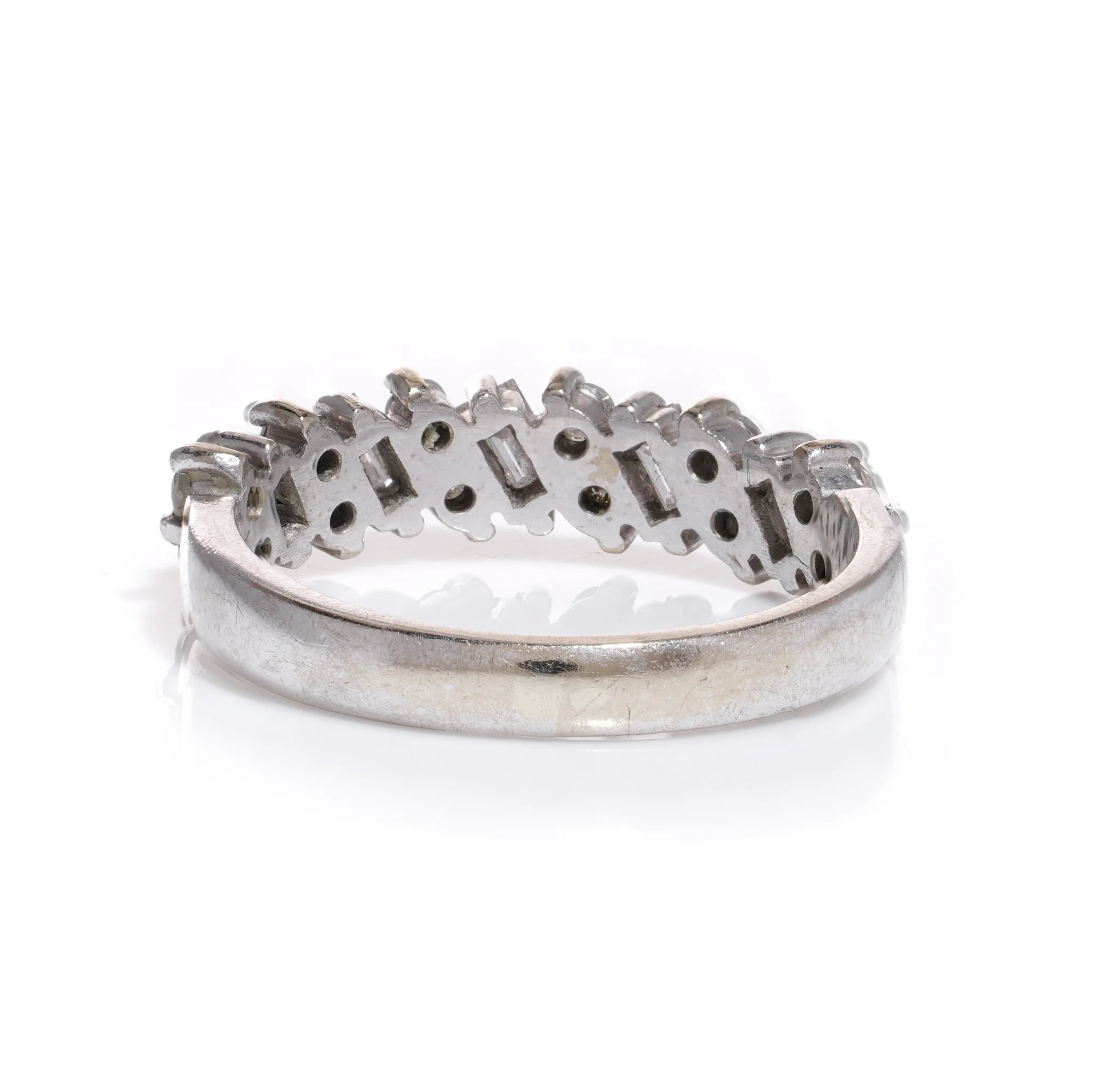 Mixed Cut Diamond 1/2 Eternity Ring - Image 3