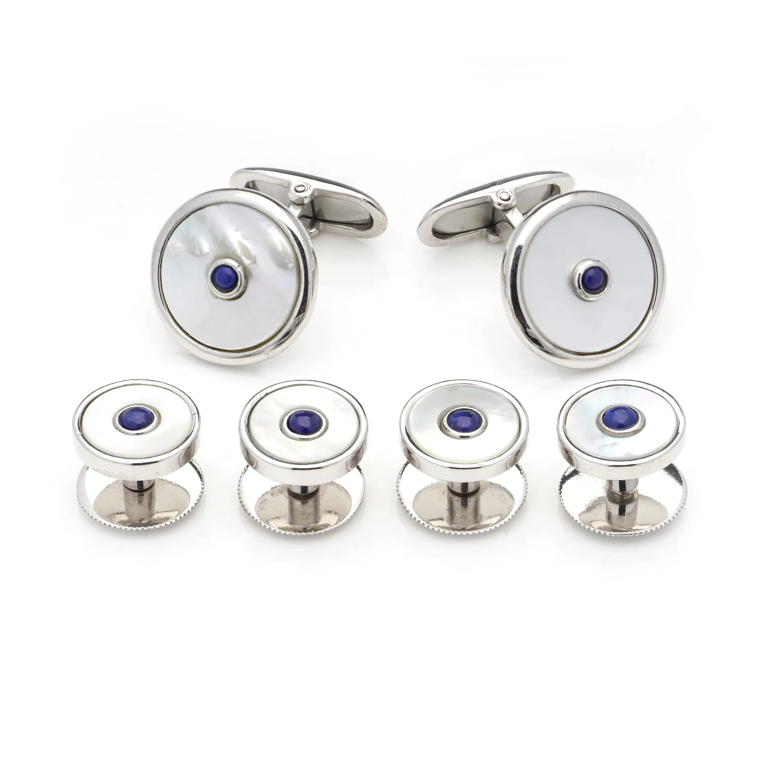 Mother of Pearl and Lapis Lazuli Dress Set - Image 3
