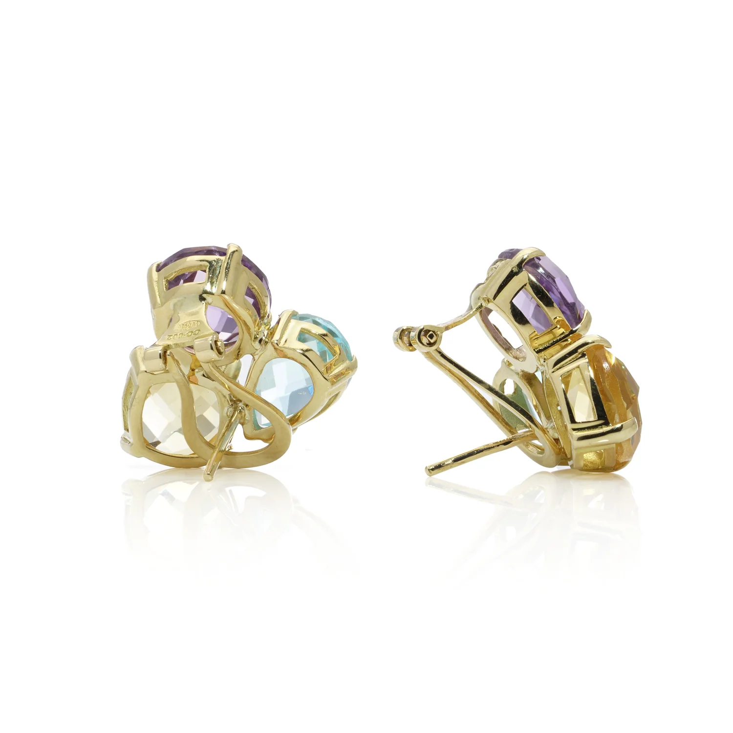 Multi Gemstone Earrings - Image 3